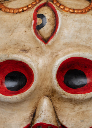 Carved Wooden Mask | Enhance Your Living Room or Office Decor
