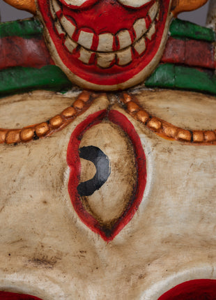 Carved Wooden Mask | Enhance Your Living Room or Office Decor
