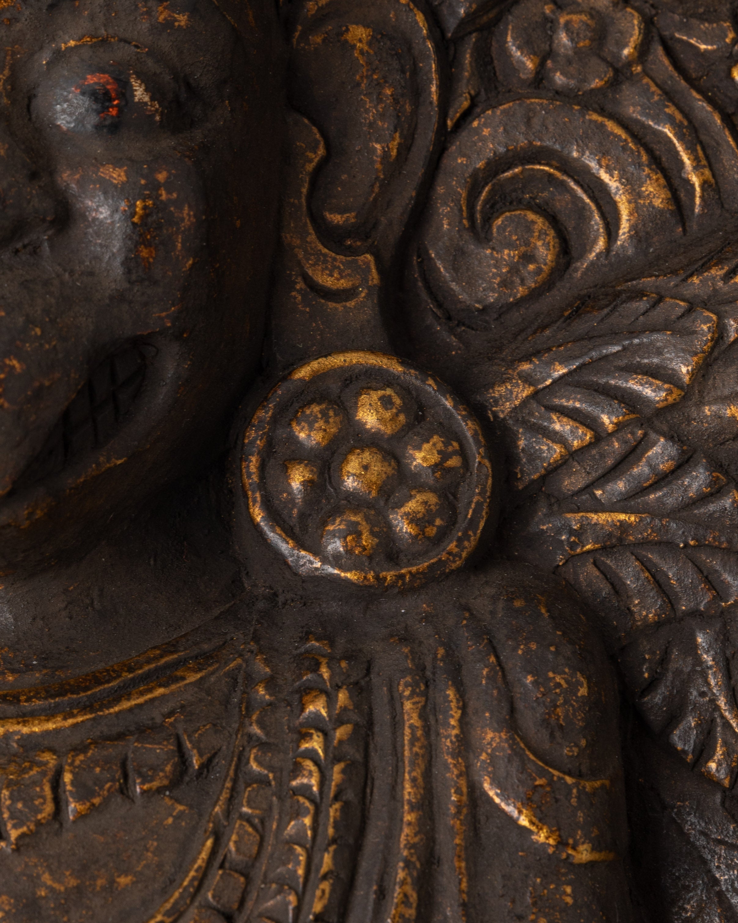 Handcrafted Garuda Guardian Sculpture | Tibetan Protector Deity Statue