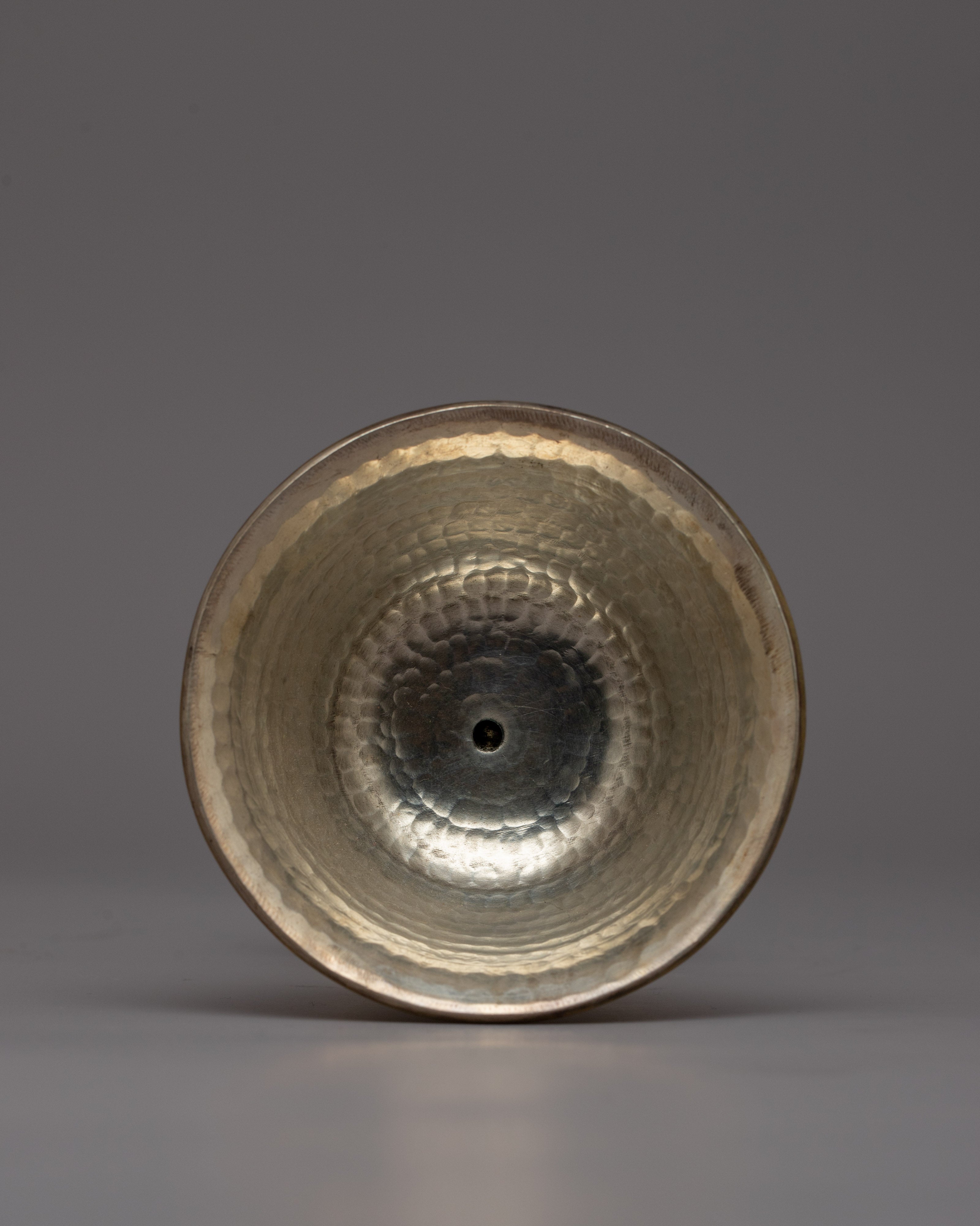 Silver Butter Lamp Prayer Set | Ritual Objects for Enhancing Buddhist Practices and Devotion