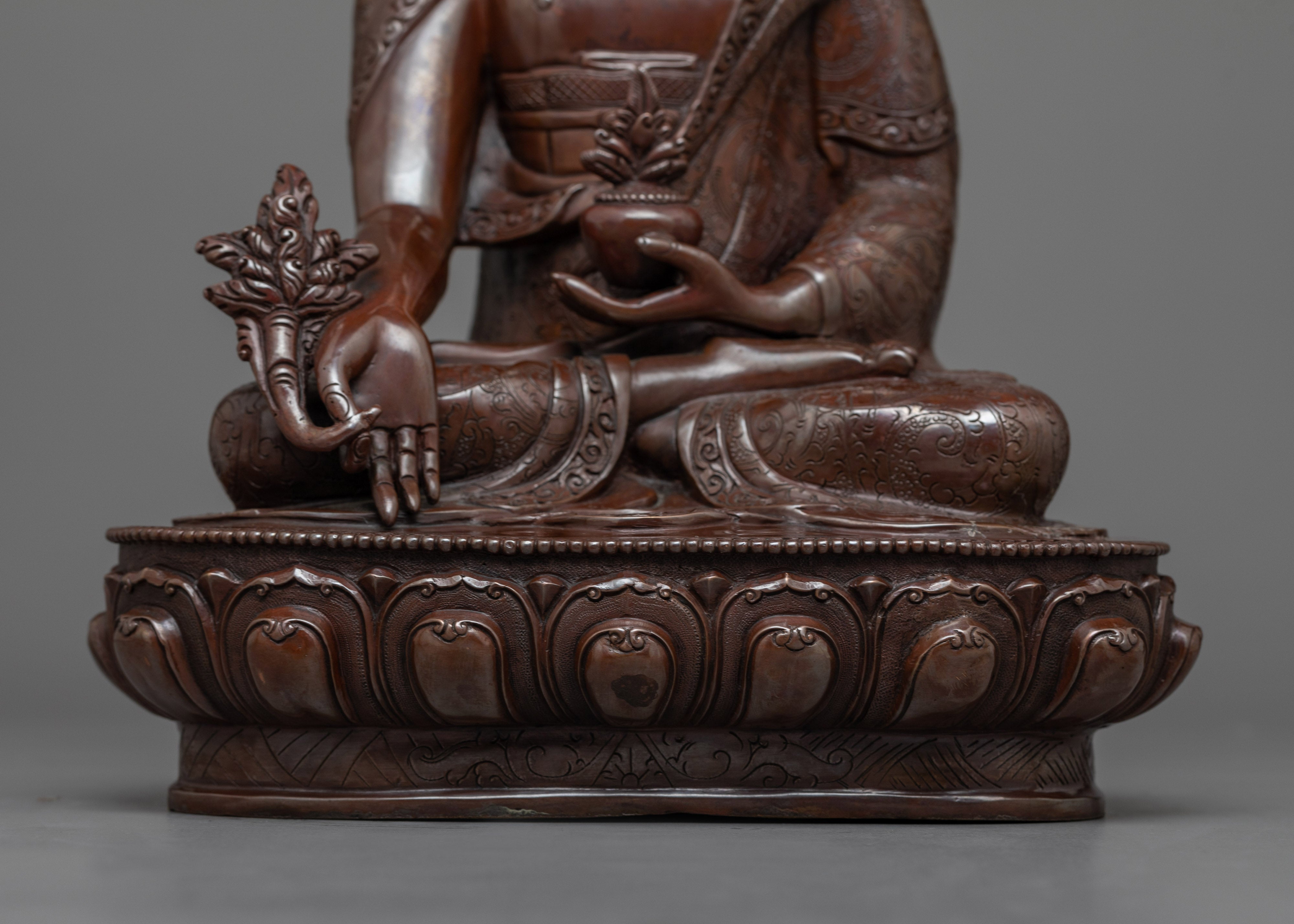 Medicine Buddha Copper Statue | Healing, Compassion, and Spiritual Practice