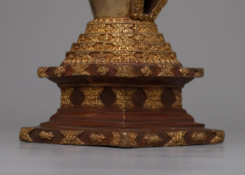 Meditation Stupa | Tibetan Buddhist Chorten Stupa for Enlightenment and Inner Peace