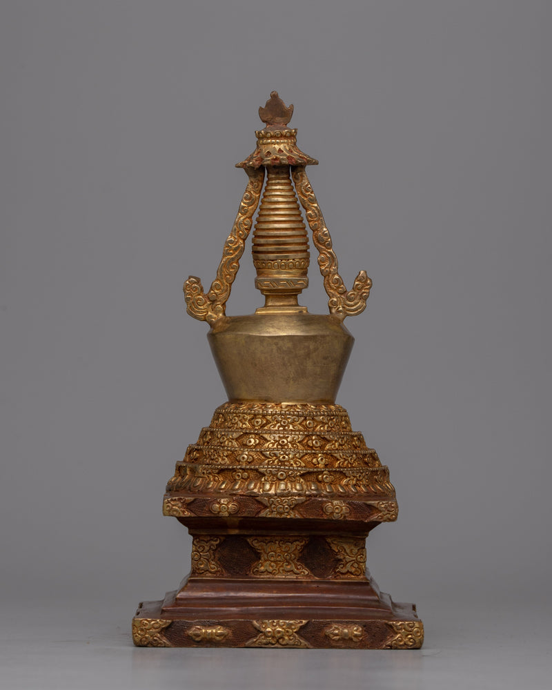 Meditation Stupa | Tibetan Buddhist Chorten Stupa for Enlightenment and Inner Peace