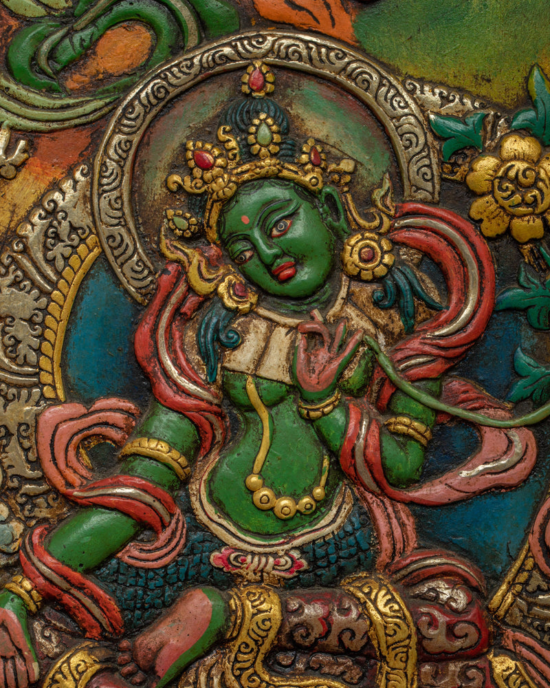 Chakrasamvara Wall Hanging Thanka | Exquisite Handcrafted Buddhist Thanka for Spiritual Practice