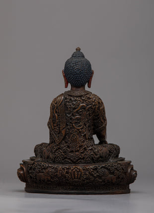 The Buddha Shakyamuni Buddha Statue | Handcrafted Sacred Sculpture for Meditation & Spirituality