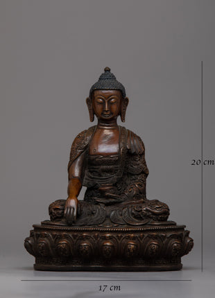 The Buddha Shakyamuni Buddha Statue | Handcrafted Sacred Sculpture for Meditation & Spirituality