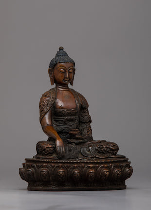 The Buddha Shakyamuni Buddha Statue | Handcrafted Sacred Sculpture for Meditation & Spirituality
