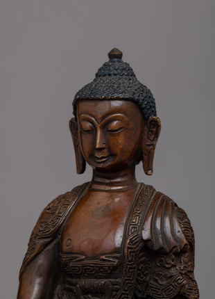 The Buddha Shakyamuni Buddha Statue | Handcrafted Sacred Sculpture for Meditation & Spirituality