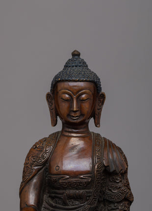 The Buddha Shakyamuni Buddha Statue | Handcrafted Sacred Sculpture for Meditation & Spirituality