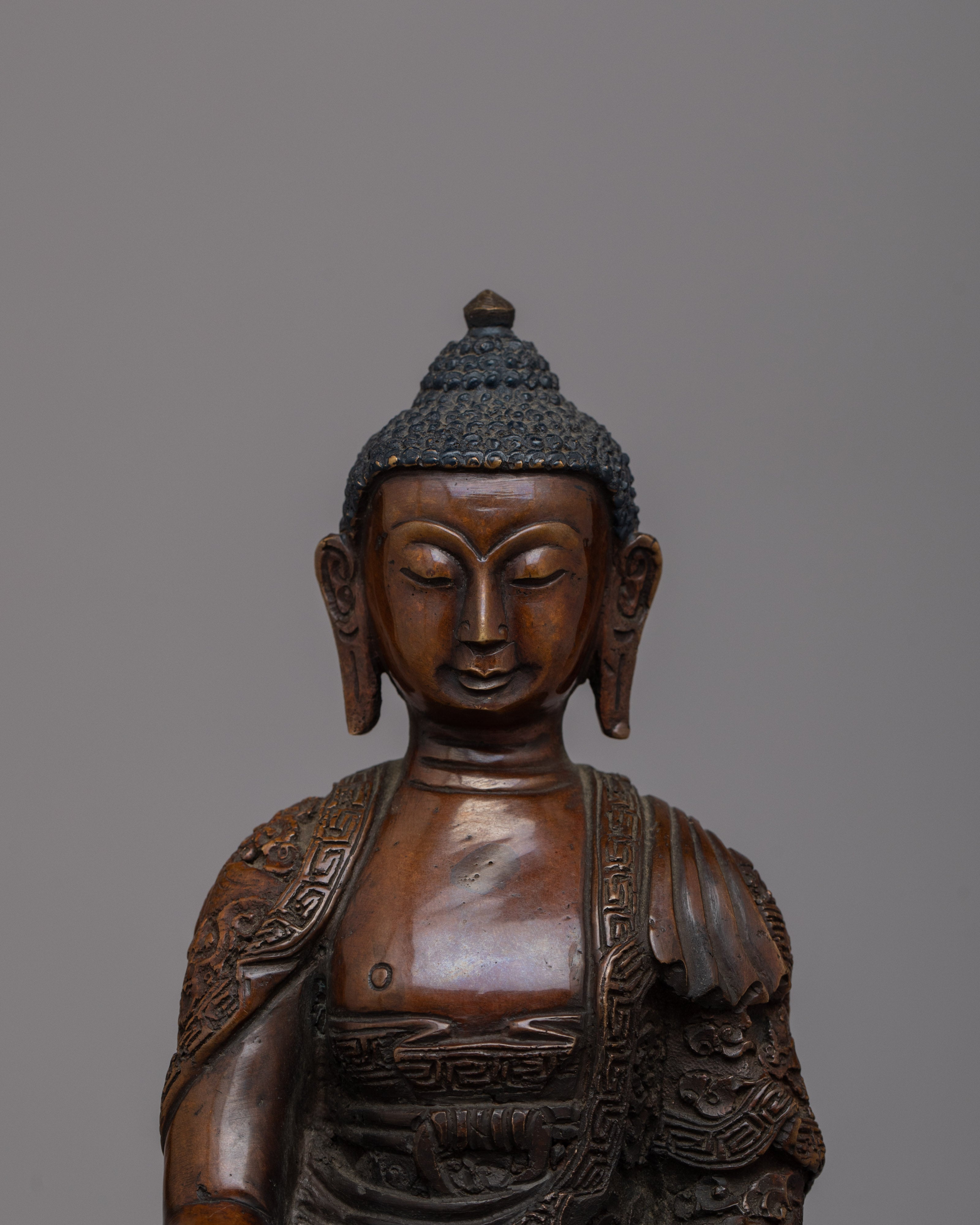 The Buddha Shakyamuni Buddha Statue | Handcrafted Sacred Sculpture for Meditation & Spirituality