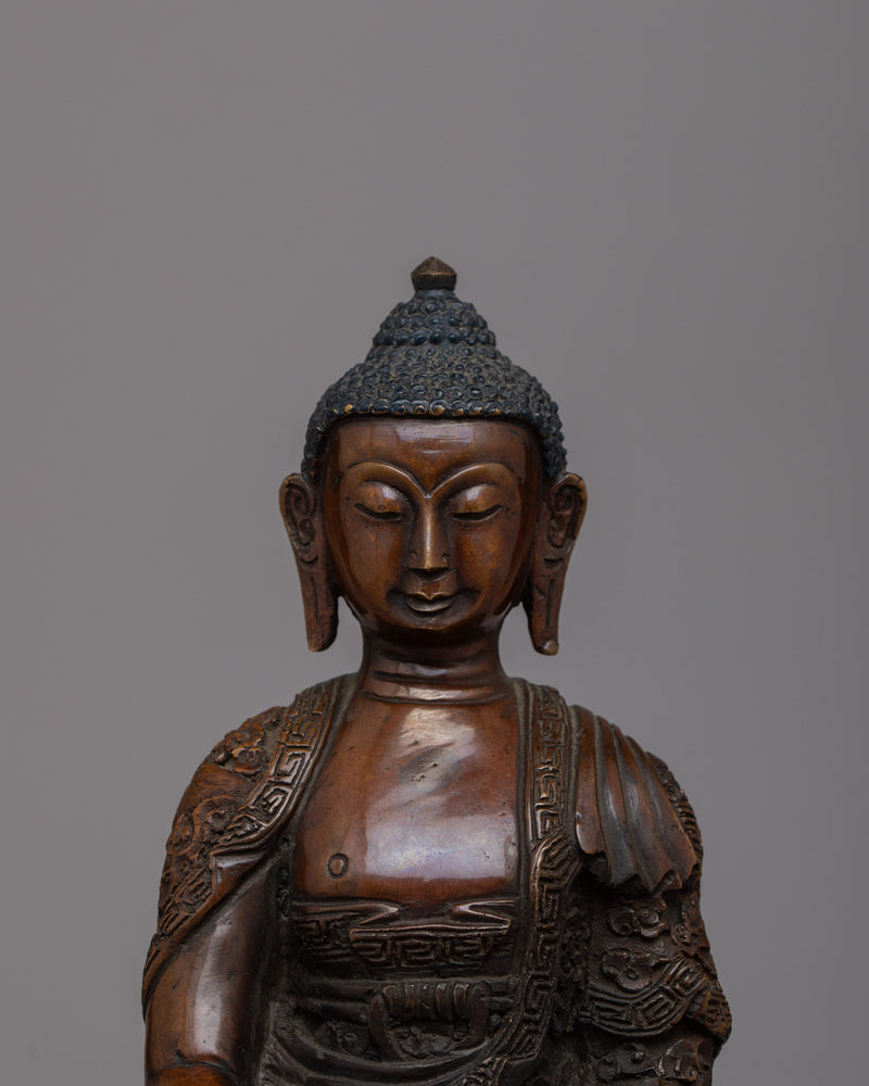 The Buddha Shakyamuni Buddha Statue | Handcrafted Sacred Sculpture for Meditation & Spirituality