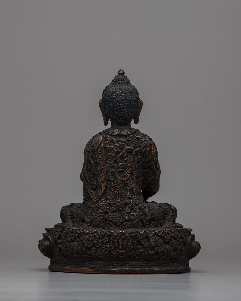 Amitabha Buddha Mantra Practice Statue | The Buddha of Infinite Light for Spiritual Home Decor