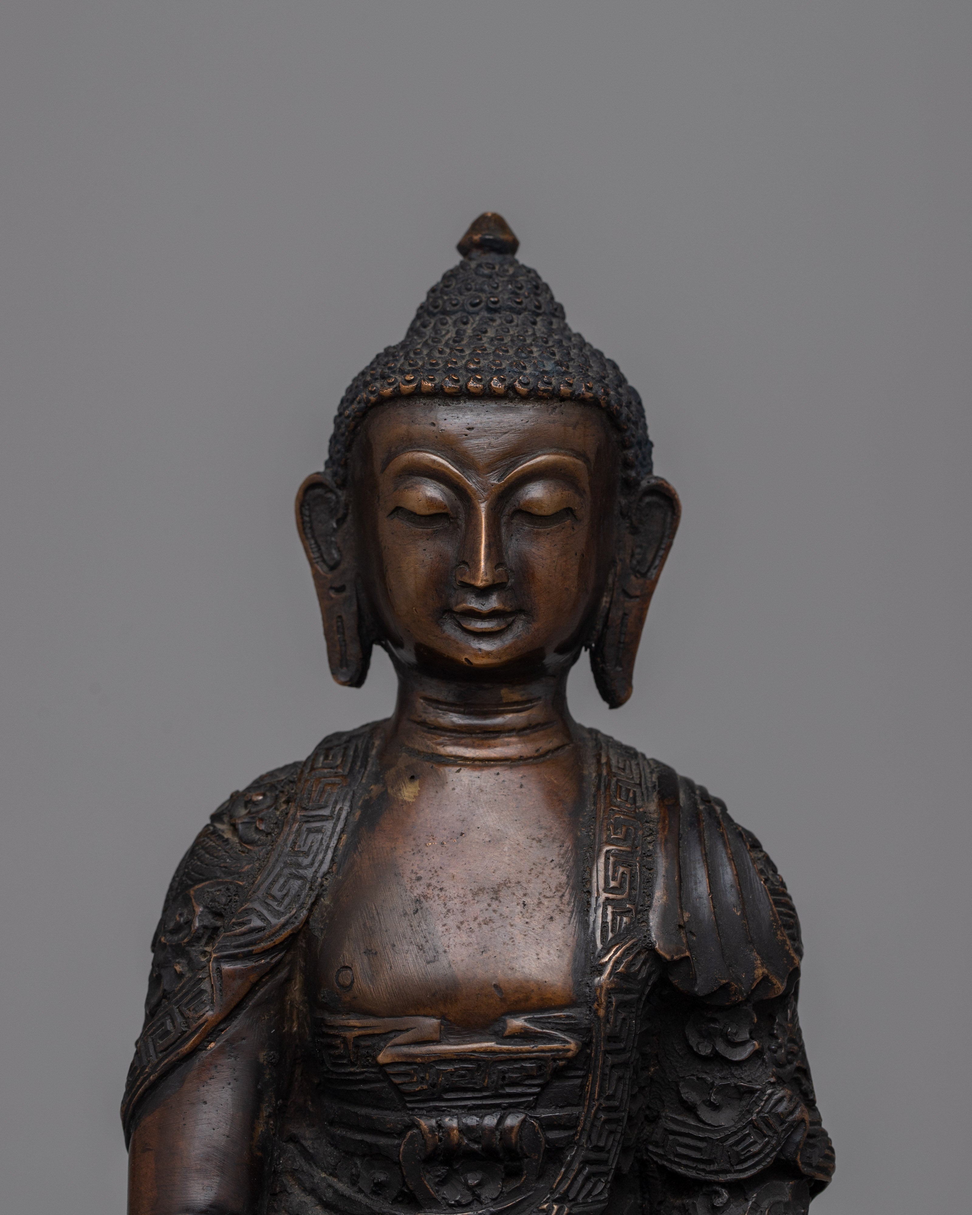 Amitabha Buddha Mantra Practice Statue | The Buddha of Infinite Light for Spiritual Home Decor