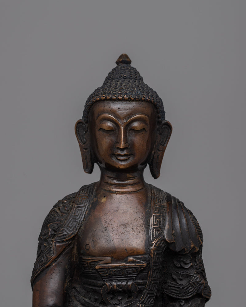 Amitabha Buddha Mantra Practice Statue | The Buddha of Infinite Light for Spiritual Home Decor