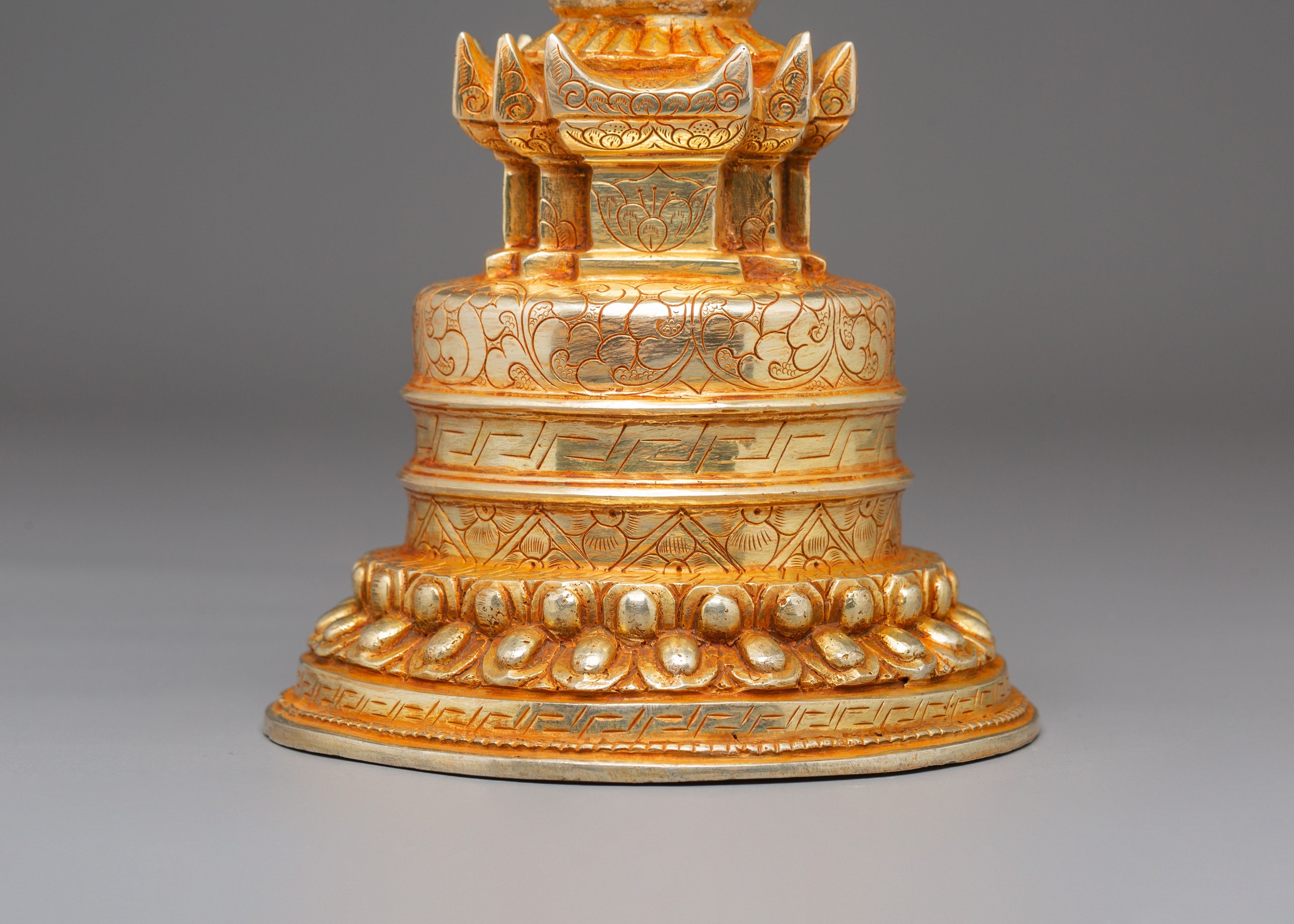 Traditional Tibetan Ritual Stupa | Sacred Buddhist Symbol of Enlightenment