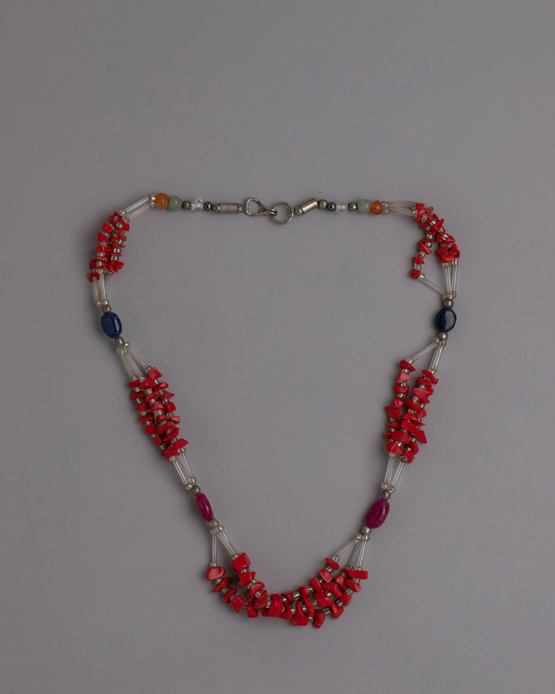 Tibetan Jewelry Necklace | Handcrafted Jewelry of Buddhist Tradition and Cultural Beauty