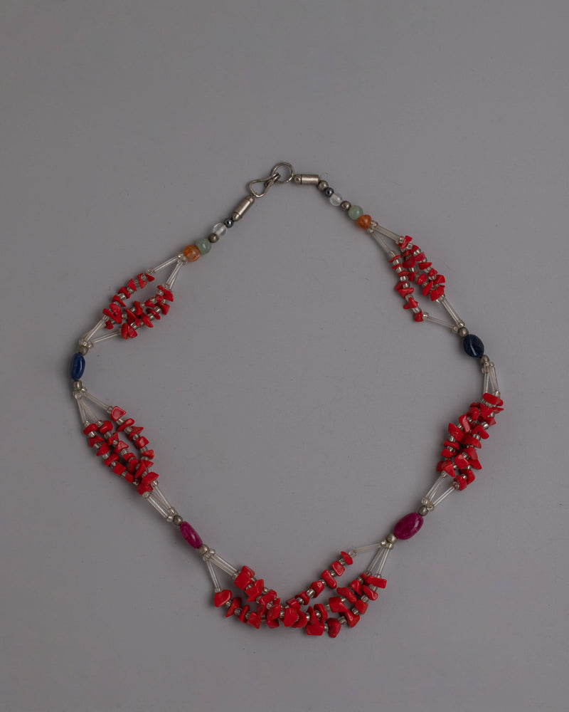 Tibetan Jewelry Necklace | Handcrafted Jewelry of Buddhist Tradition and Cultural Beauty