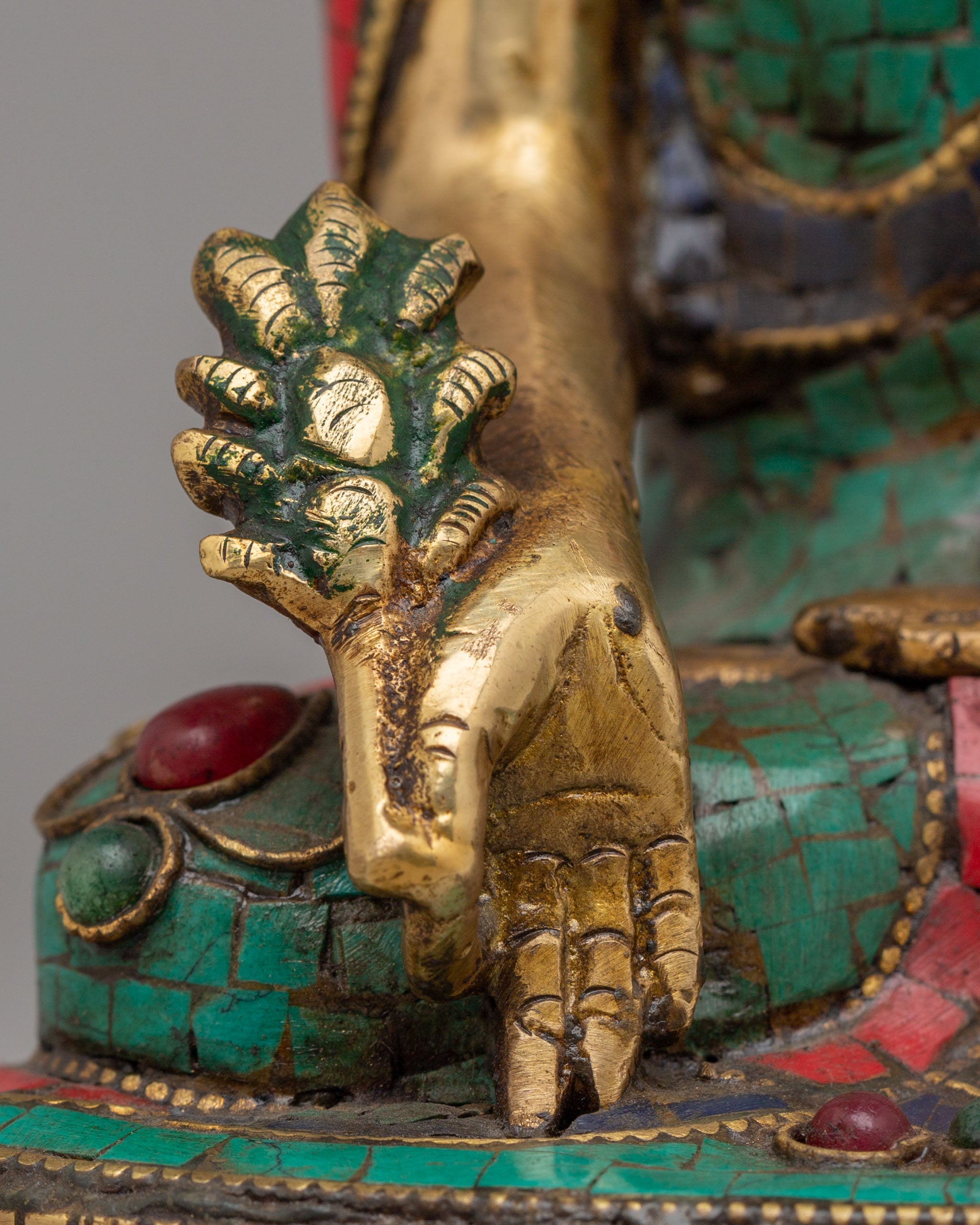 Traditional Medicine Buddha Deity Statue | Healing Symbolism