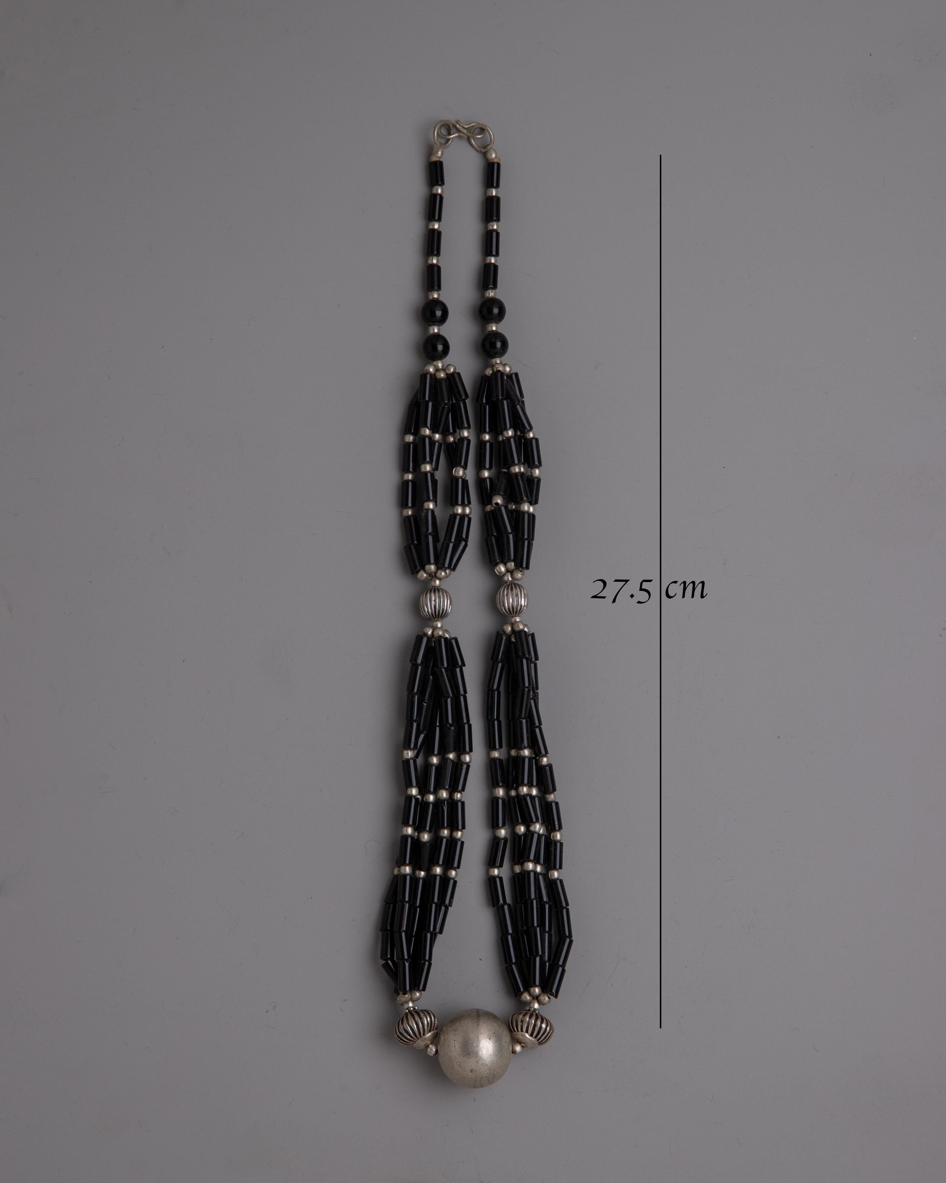 Black Beads Necklace | Classic Jewelry Enhancing Any Outfit with Elegant Black Beads