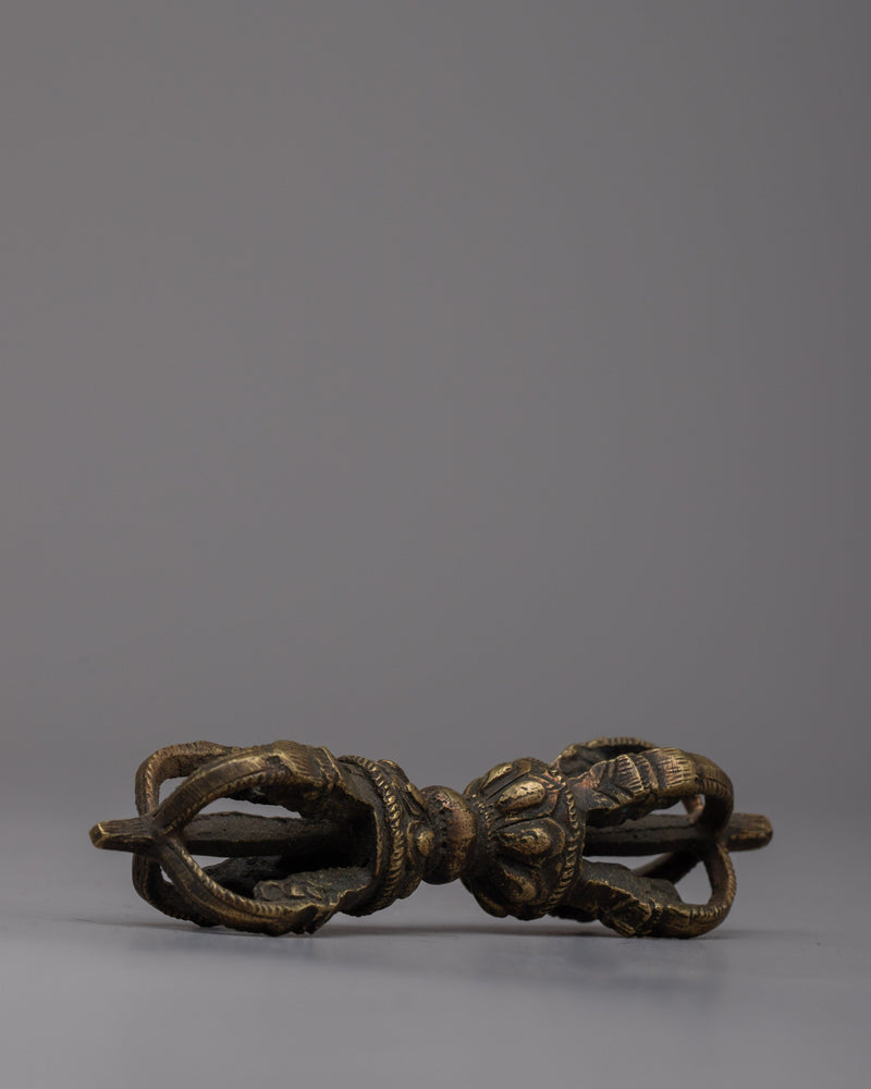 Tibetan Vajra and Bell Set | Sacred Ritual Instruments Symbolizing Spiritual Power and Purity