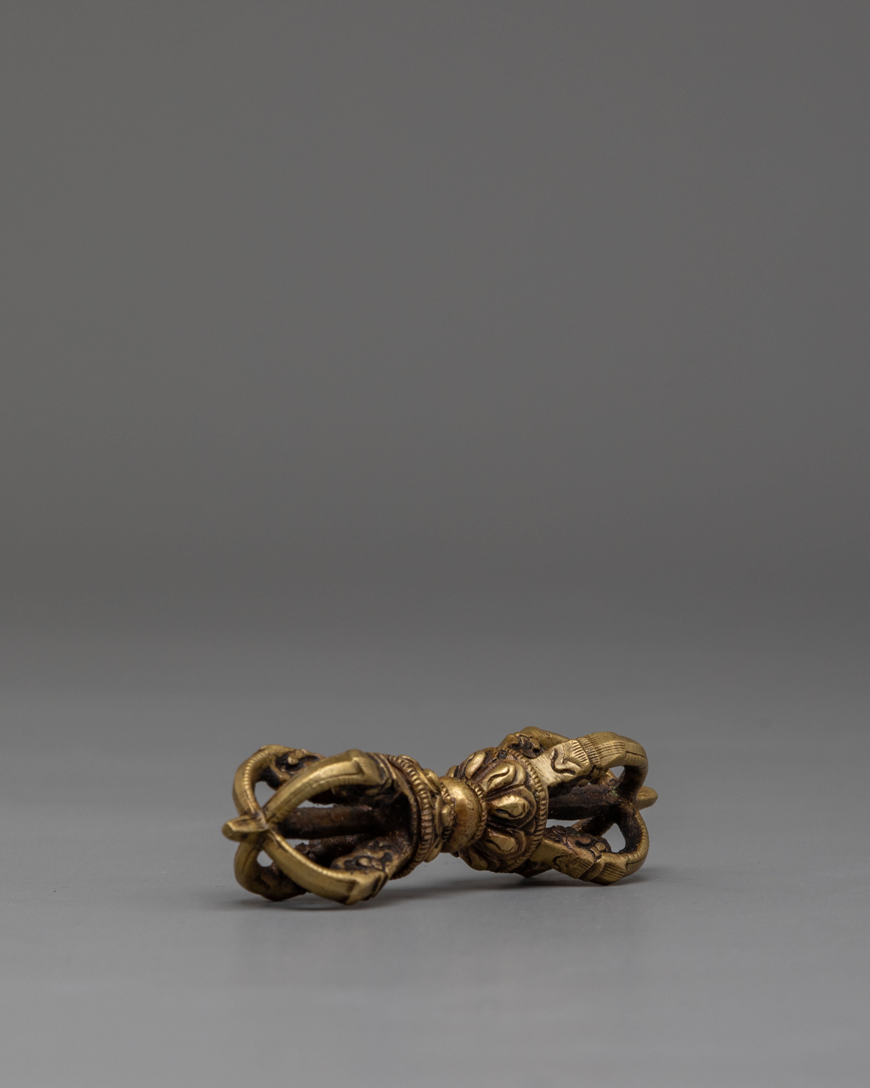 Handmade Vajra and Bell Set | Spiritual Brass and Bronze Buddhist Iconography