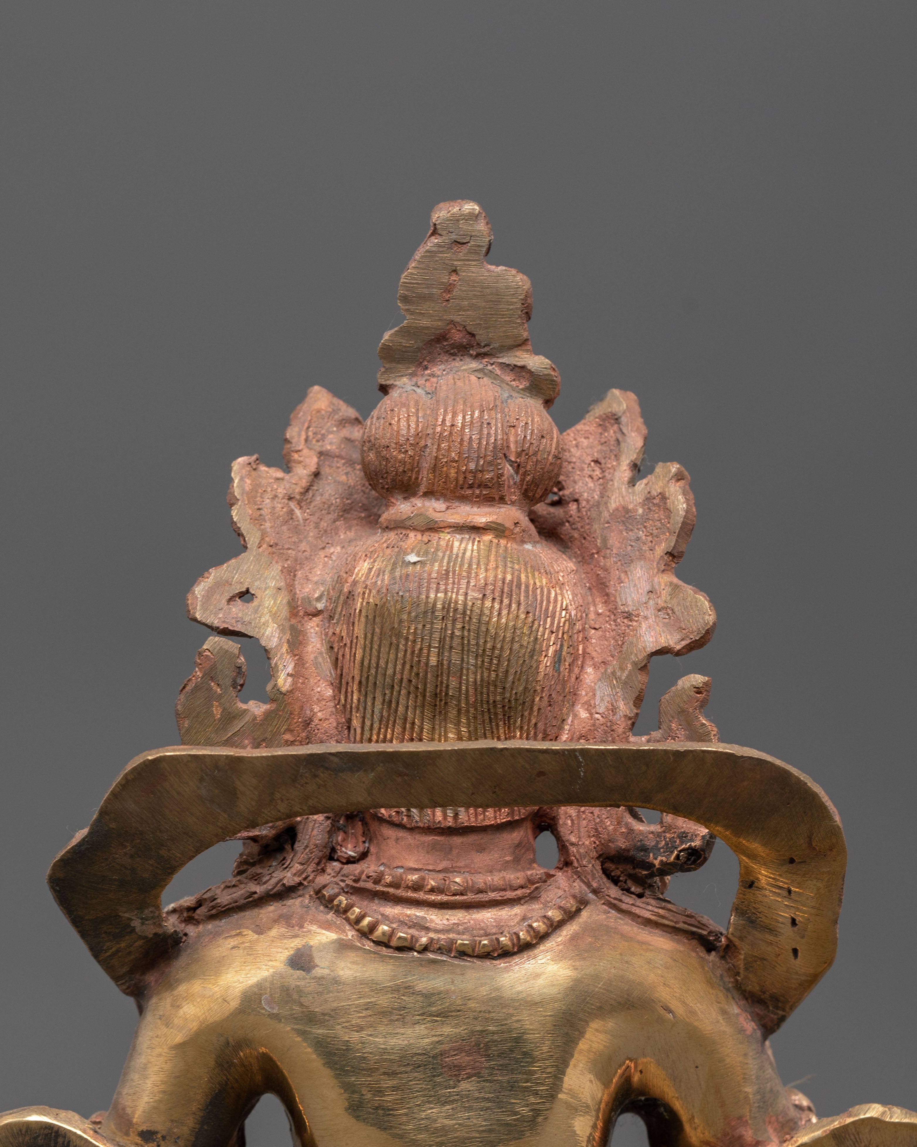 Tibetan Wealth Deity Dzambhala | Handcrafted Copper Sculpture