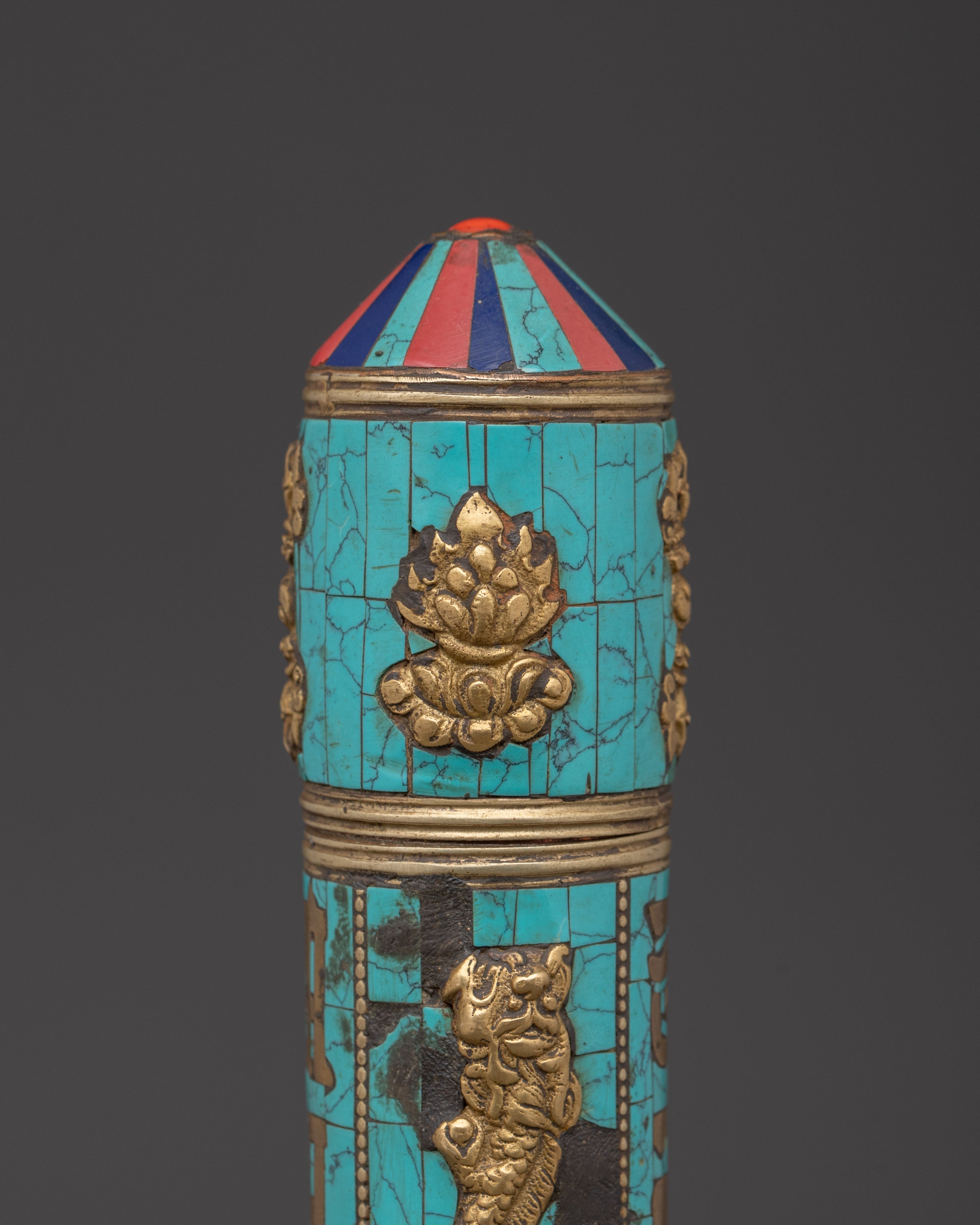 Tibetan Brass Incense Burner | Meditation Space Decor