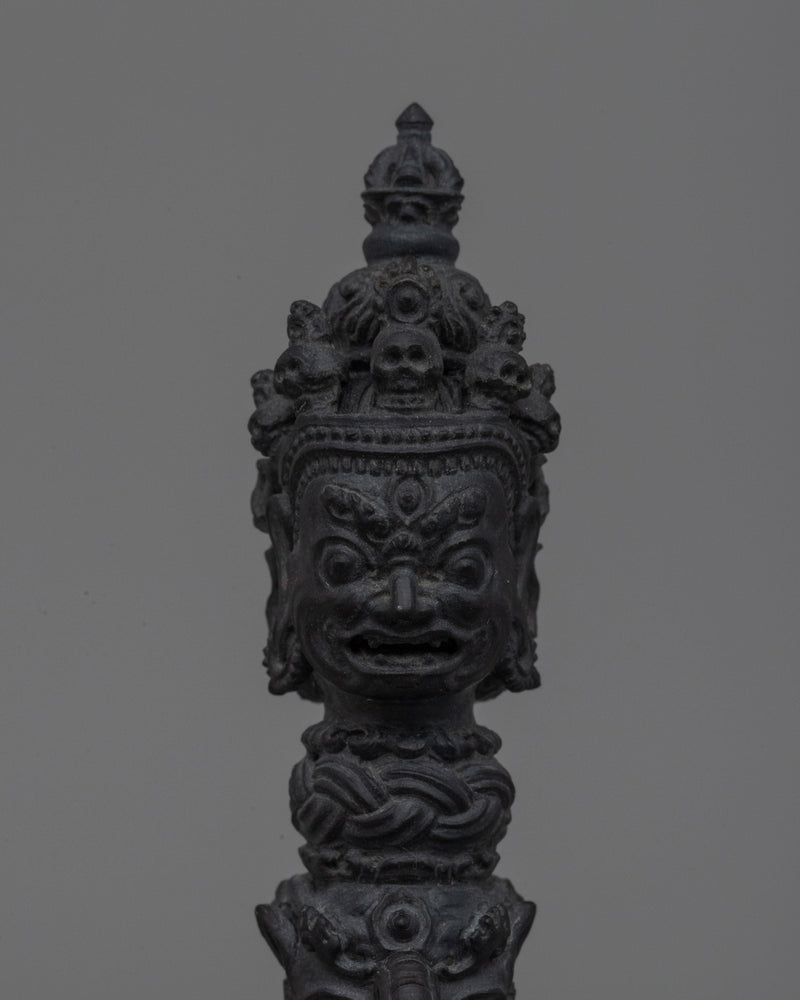 Tibetan Phurba Dragger with Stand | Ritual Tool