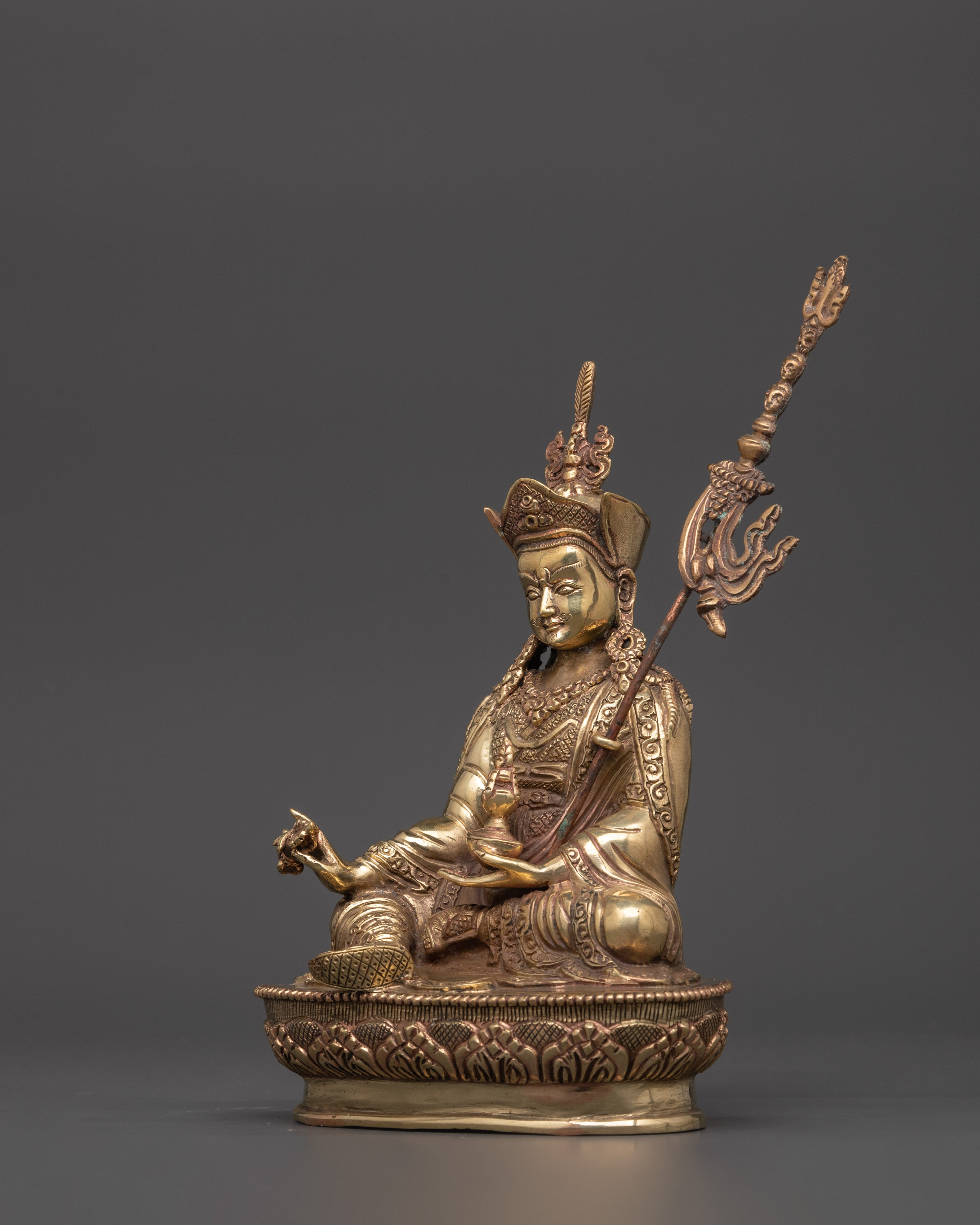 Guru Rinpoche Buddhist Tantric Deity | Padmasambhava Tibetan Sculpture