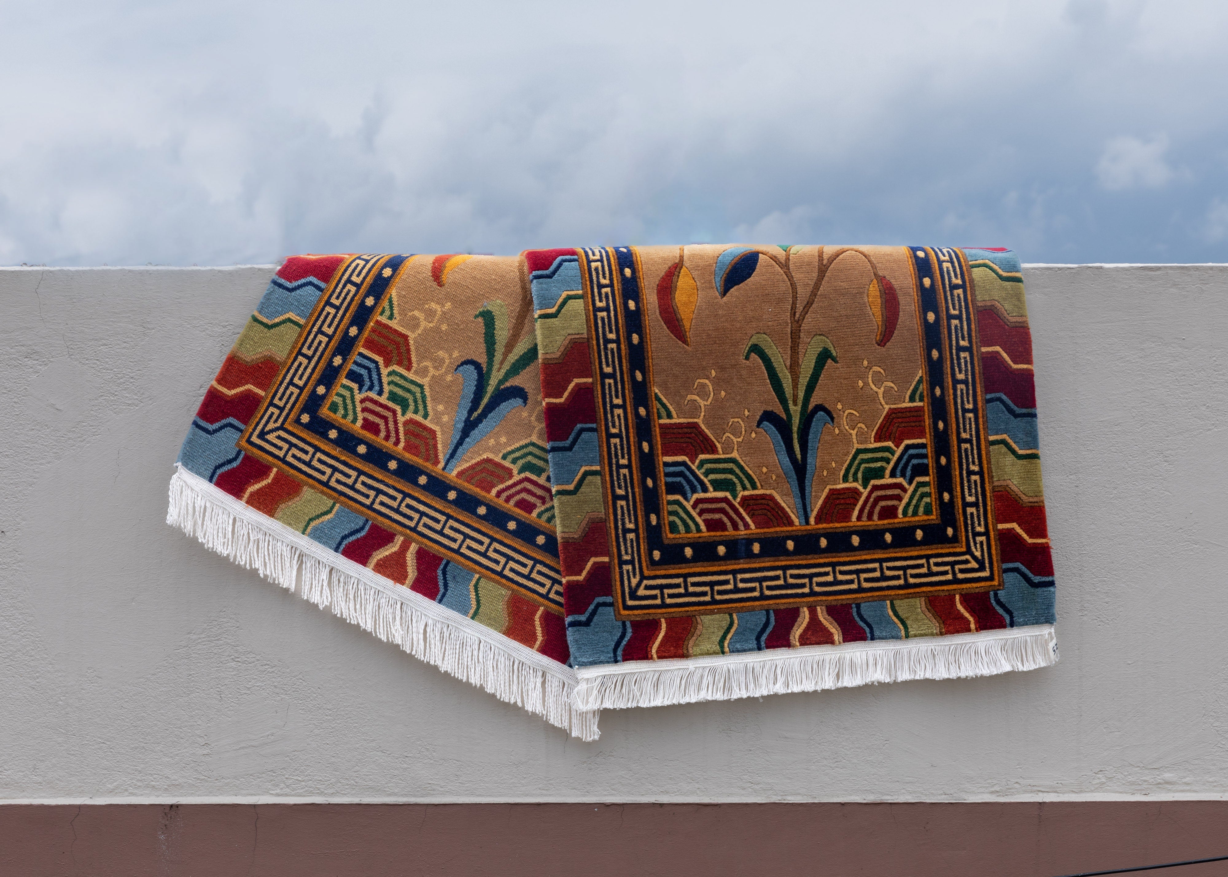 Tibetan Wool Carpet | Handwoven Himalayan Carpet