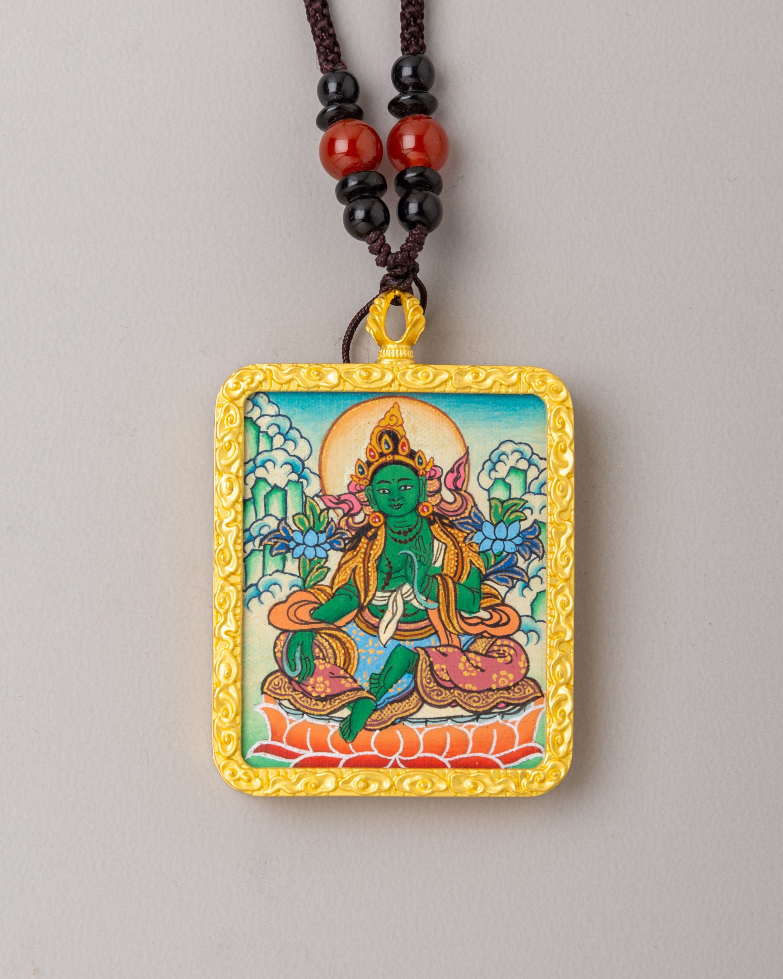 Buddhist Shyama Tara Locket | Protection and Spiritual Growth