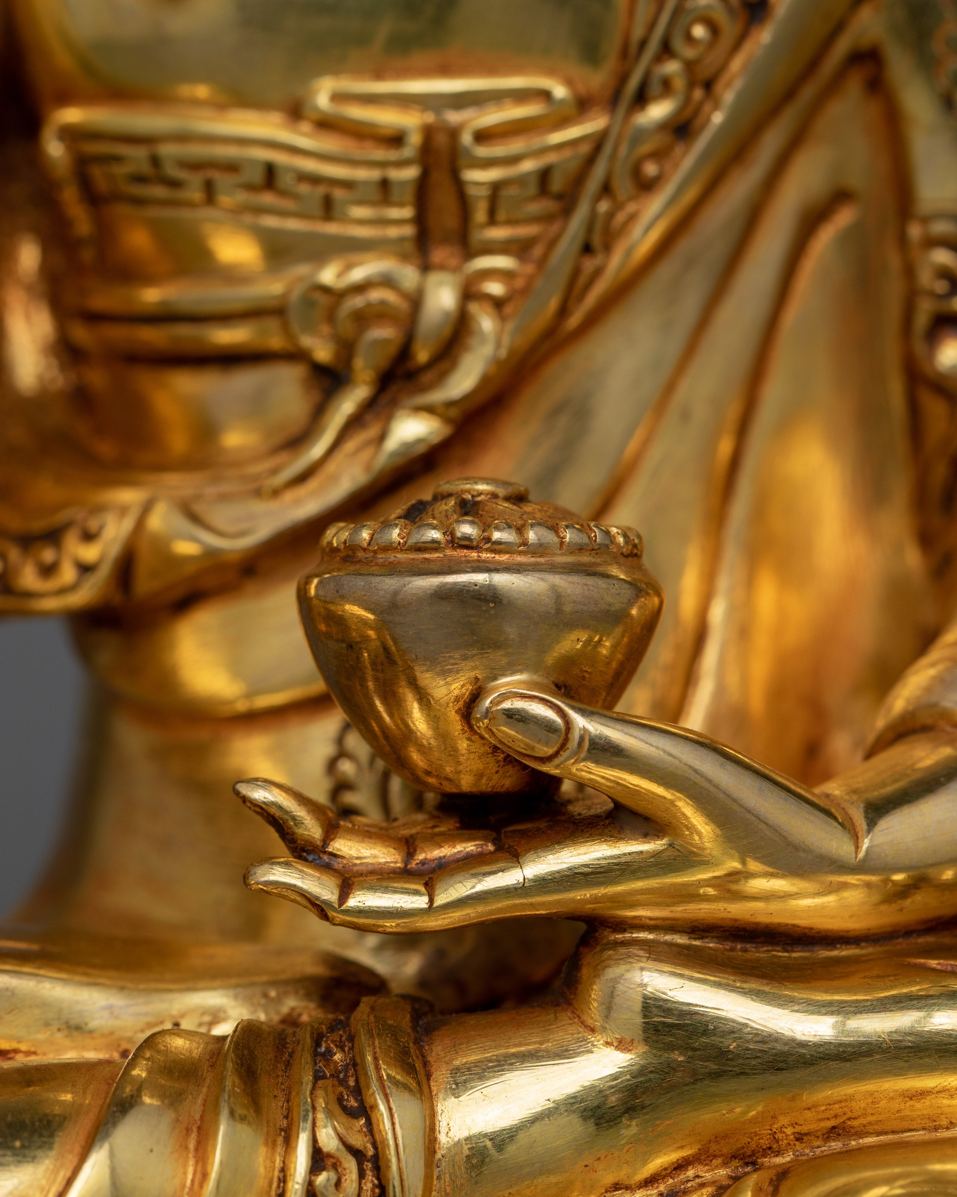 Representation of Buddha of Enlightenment Statue | Ideal for Rituals and Reflection