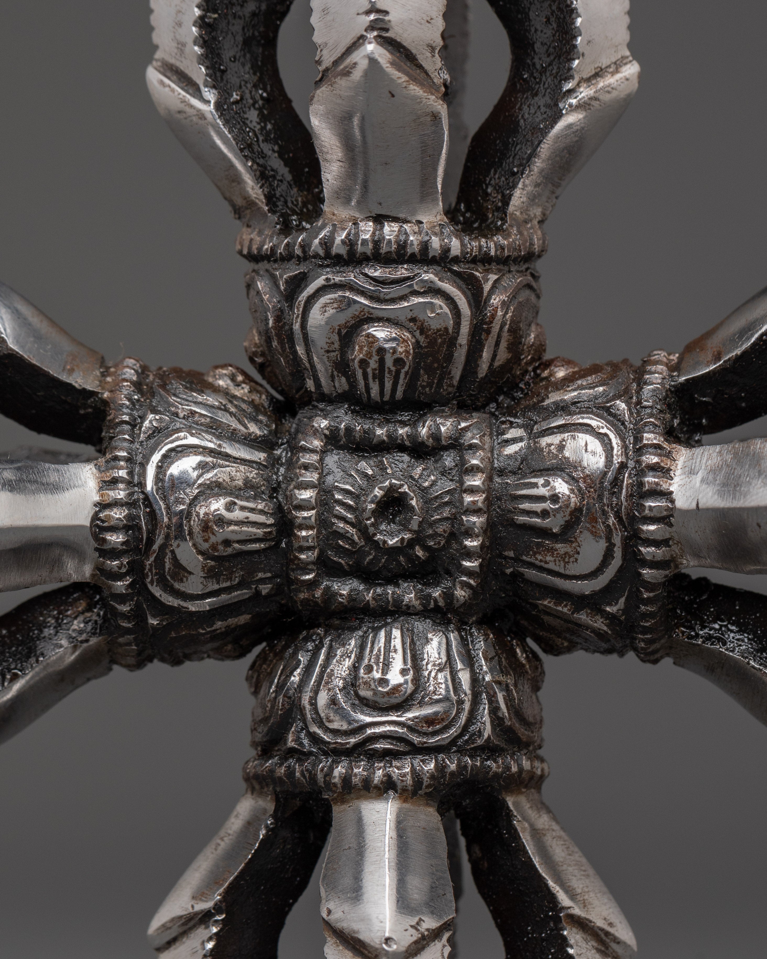 Handcrafted Iron Bishwo Vajra | Altar Decor & Spiritual Meditation