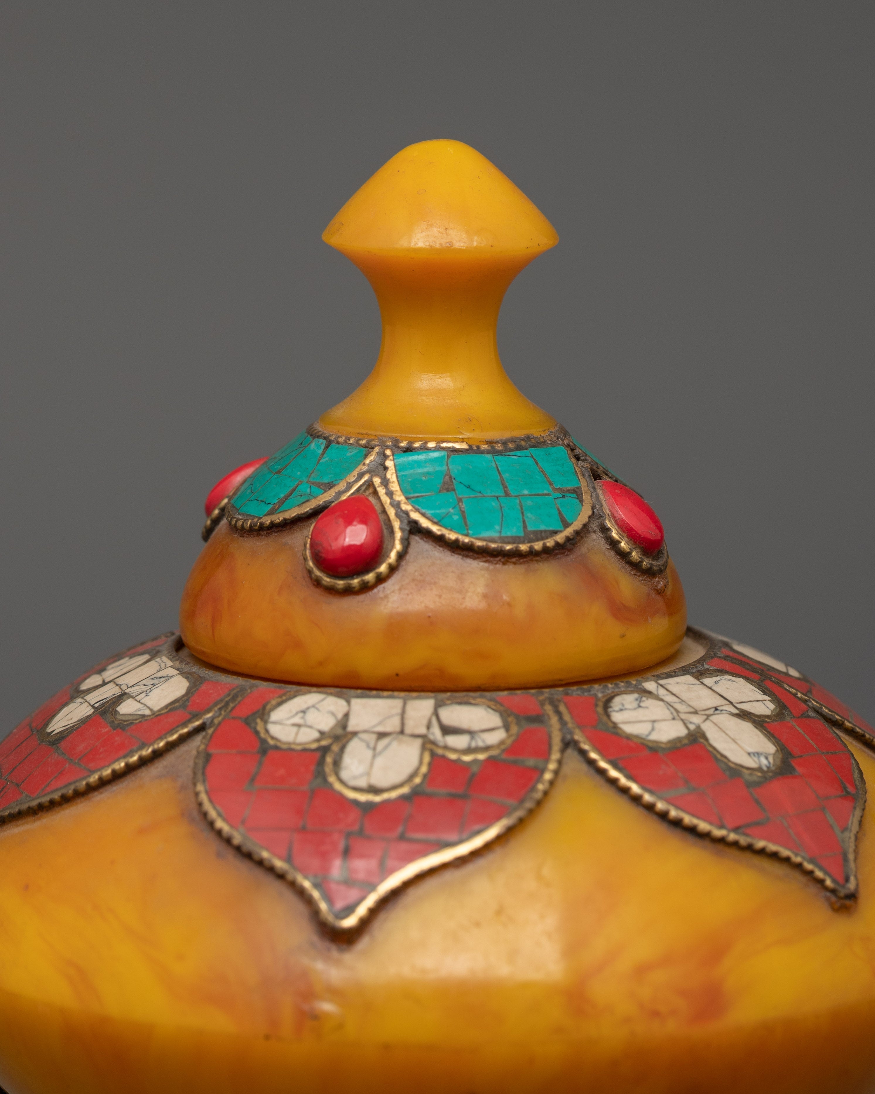 Handcrafted Ritual Offering Pot | Spiritual Rice Pot for Altar and Sacred Spaces