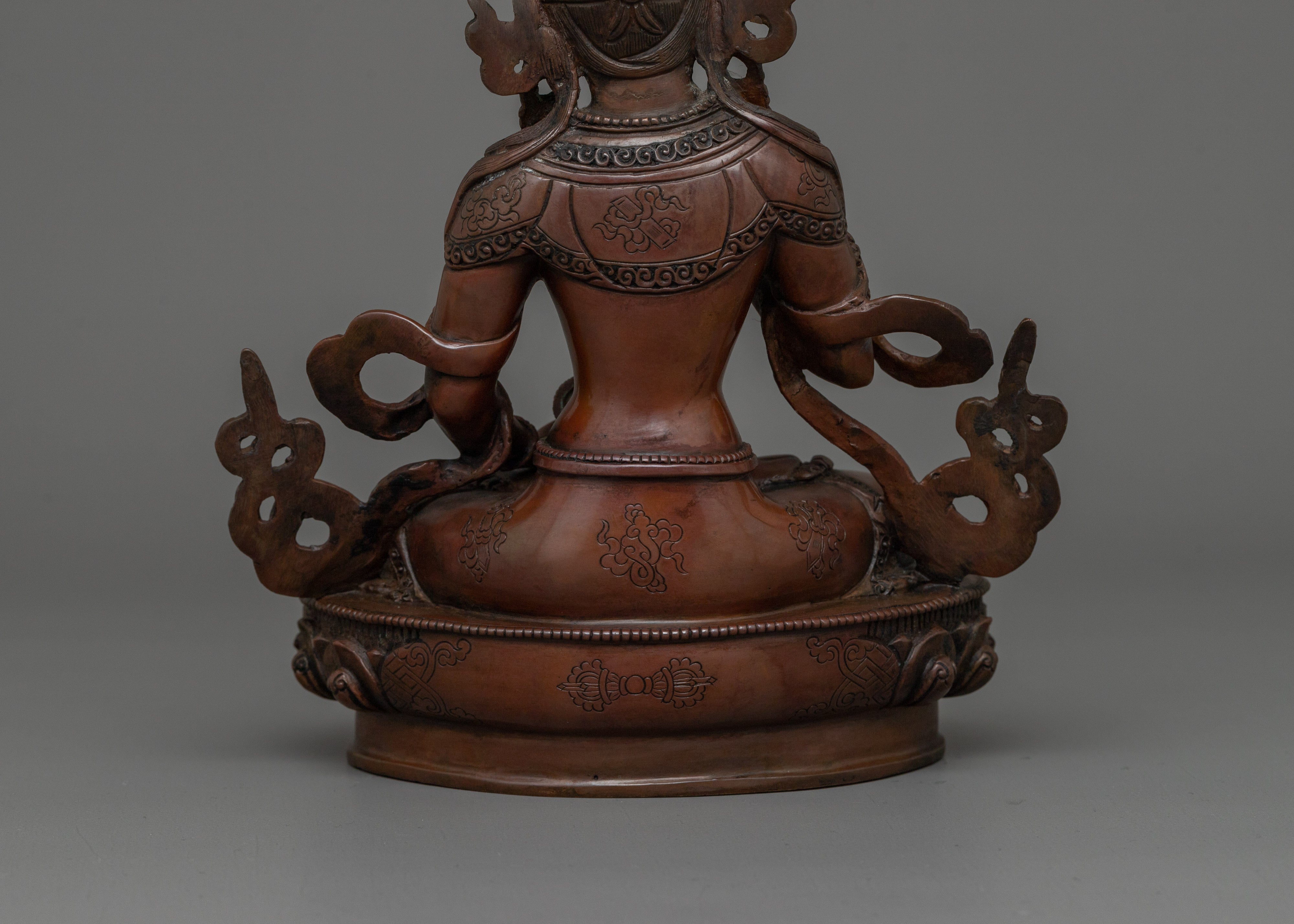 Tibetan Vajrasattva Idol Statue | Himalayan Spiritual Artwork