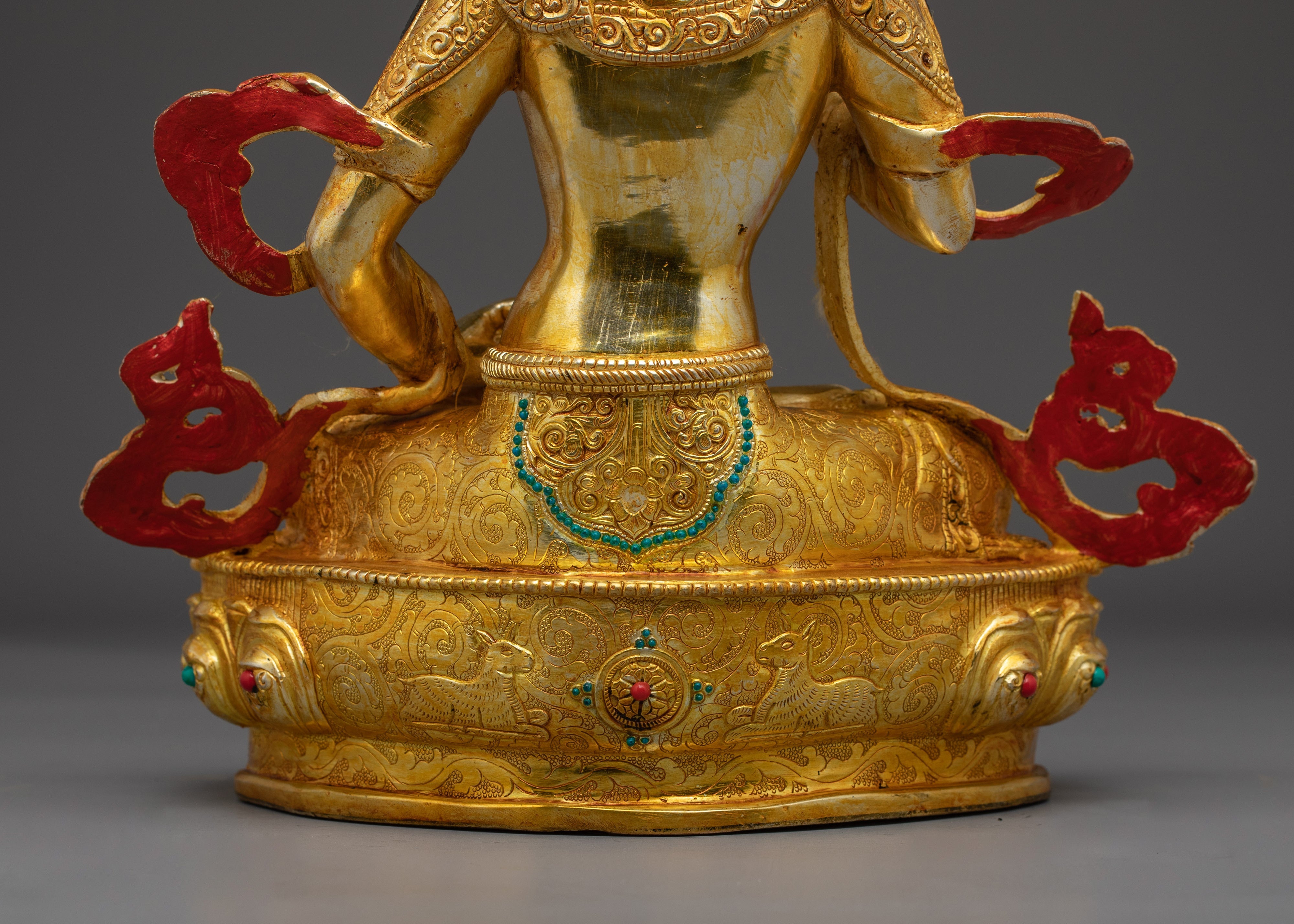 Golden Dorje Sempa Statue | Vajrasattva - Buddhist Purification Deity