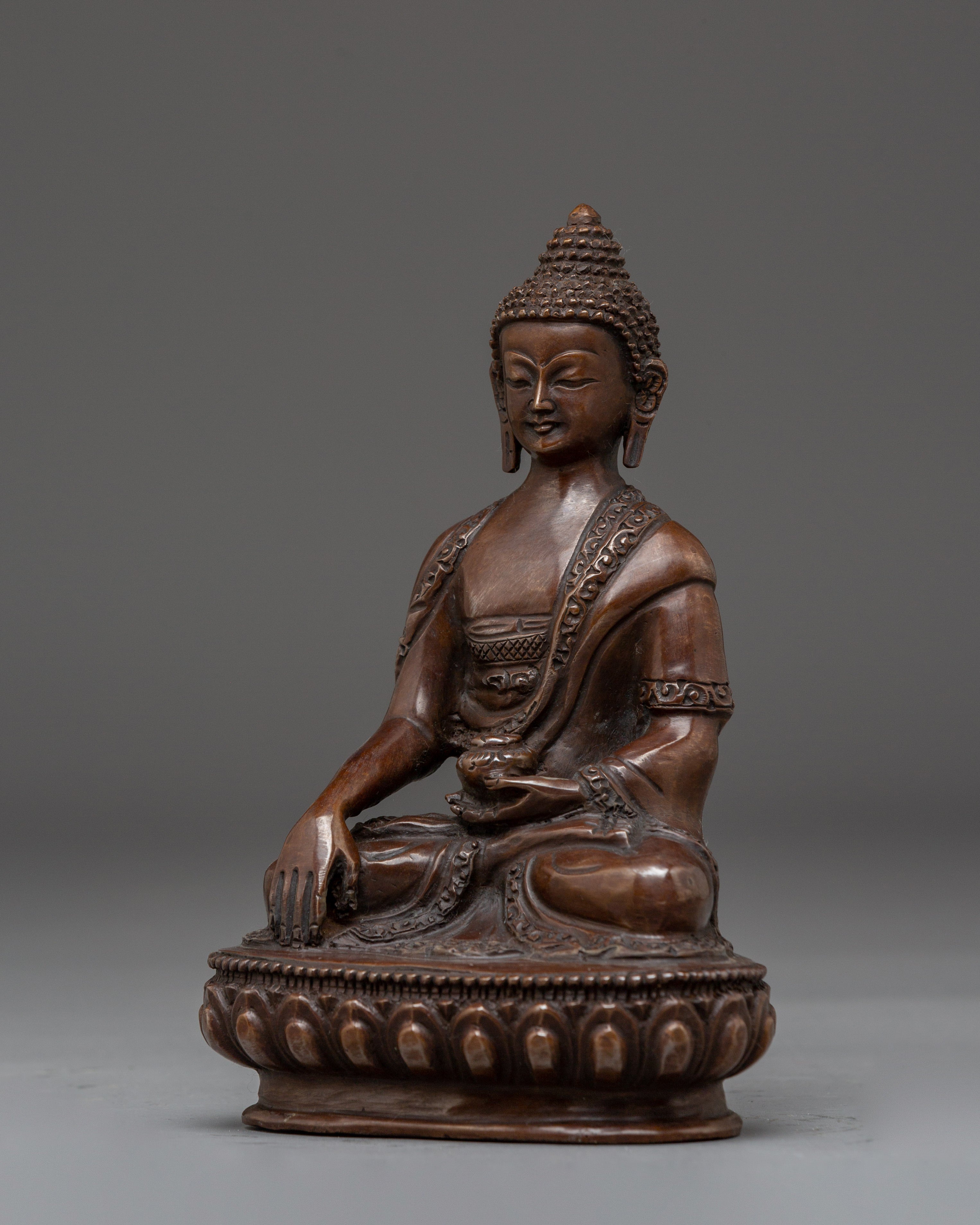 Oxidized Statue of Historical Gautama Buddha | Buddhist Spiritual Decor