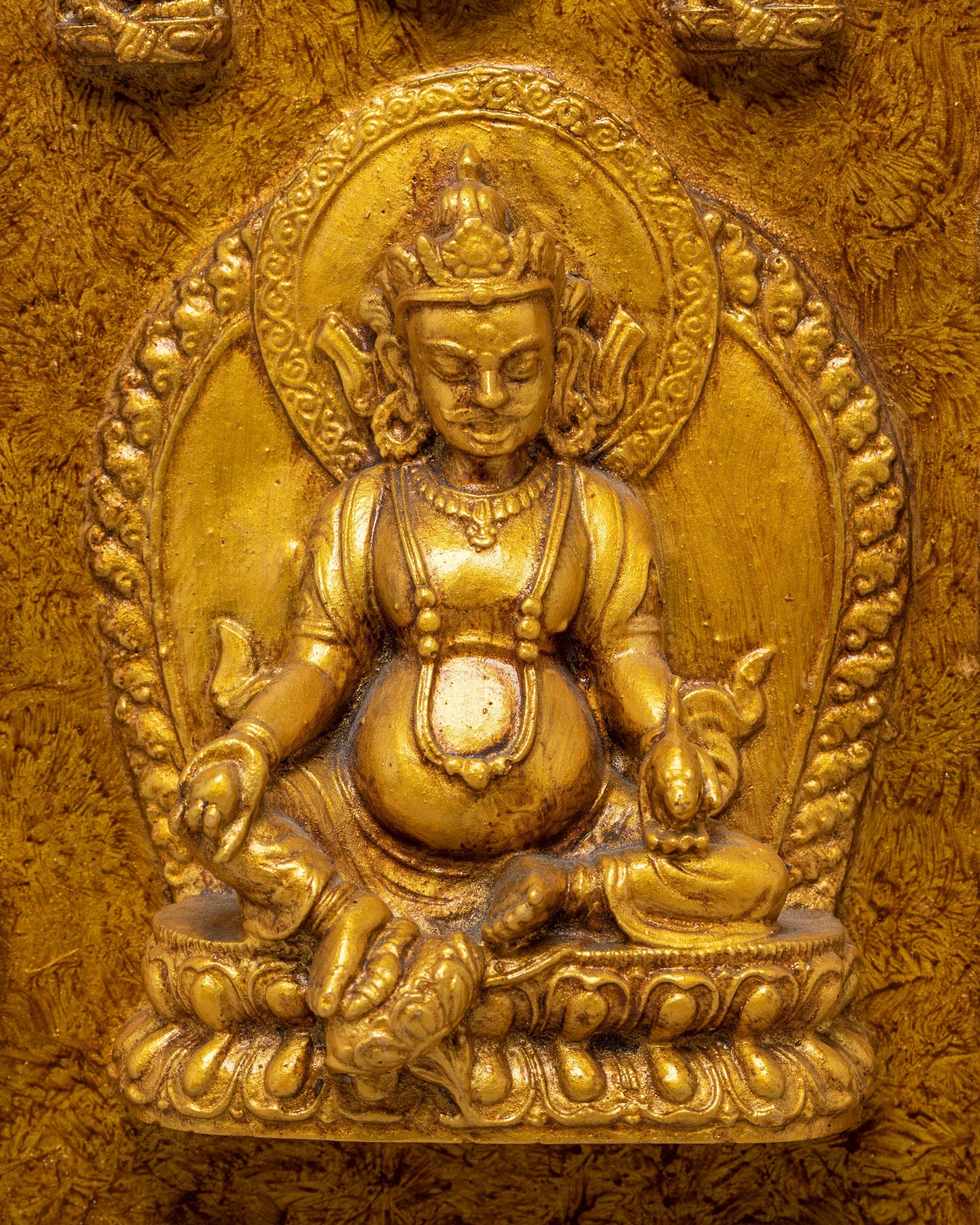 Buddhist Dzambhala Kubera Wall Hanging | Protector of Wealth and Harmony