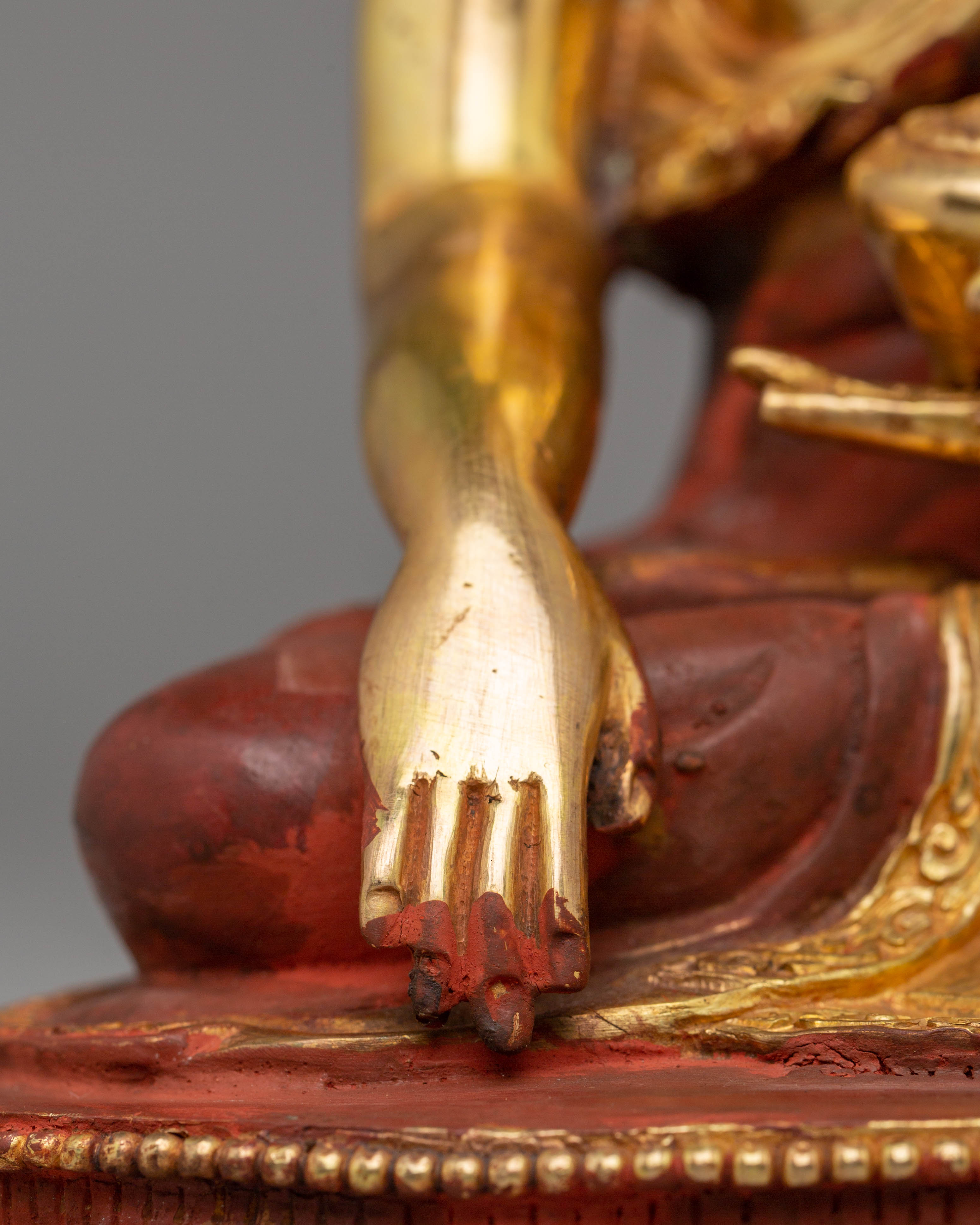 Handcrafted Shakyamuni Buddha Copper Sculpture | Sacred Tibetan Icon