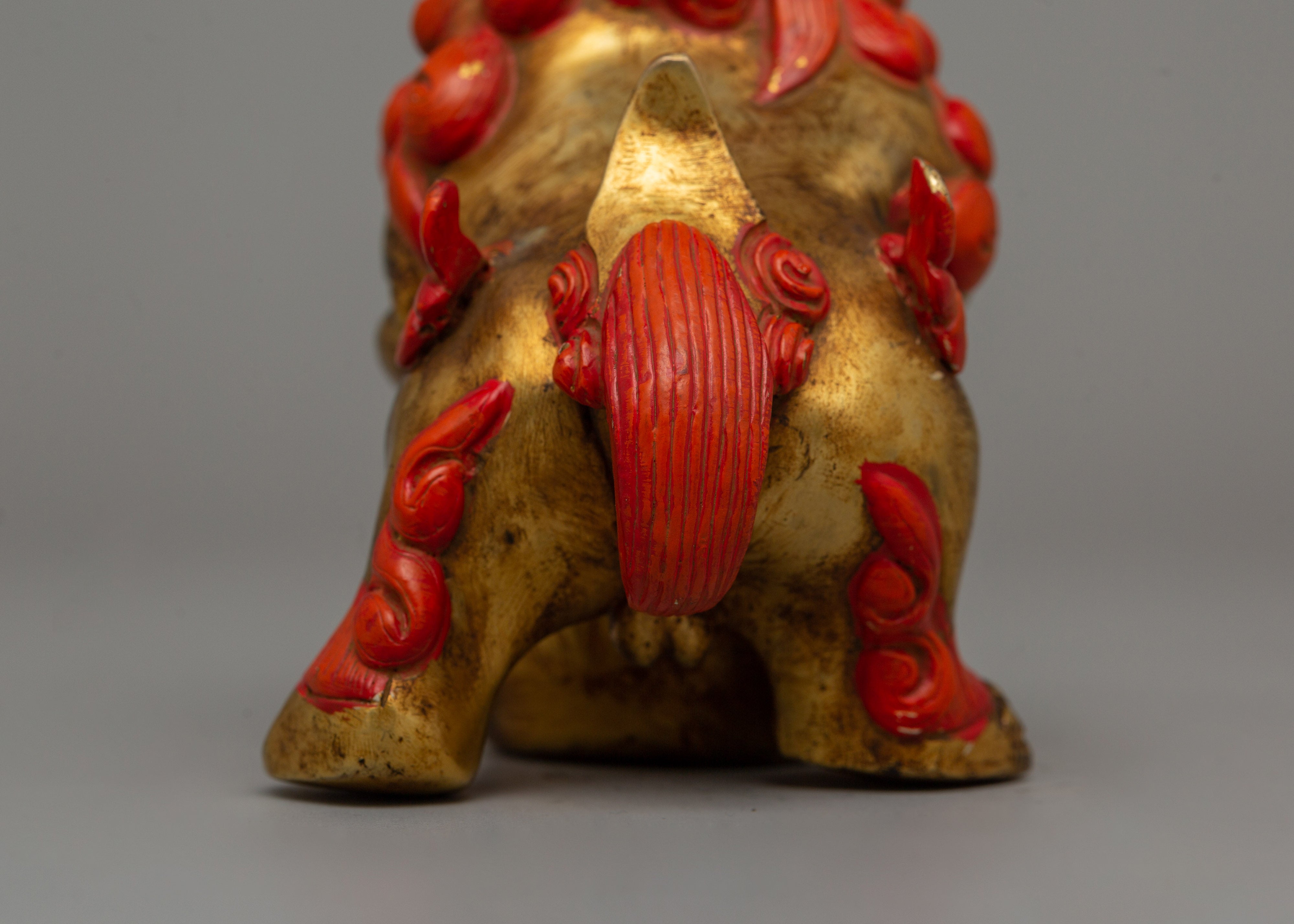 Handicrafted Foo Dog Lion | Buddhist Sacred Decor