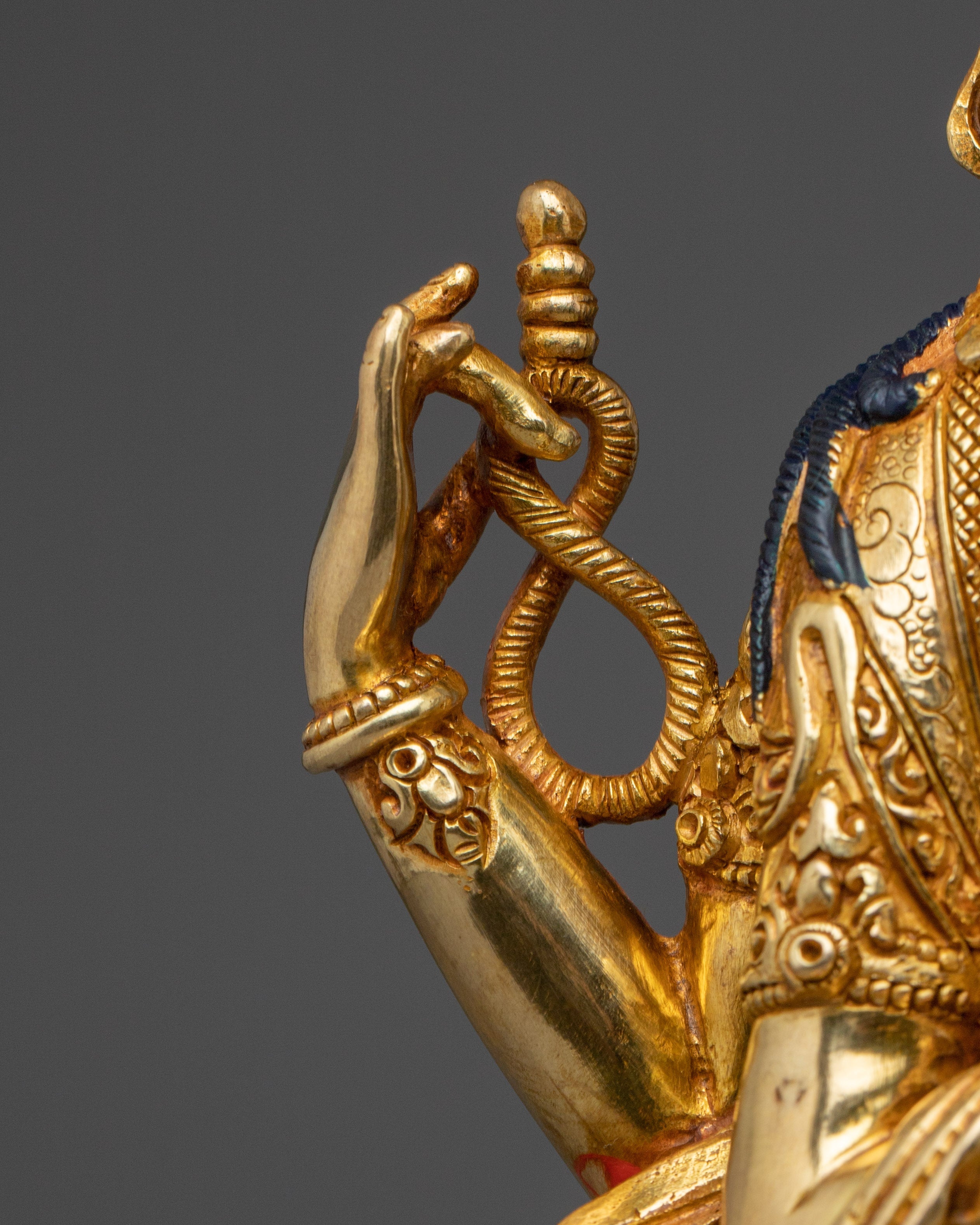 Religious Figurine of Chenrezig | Four-Armed Avalokiteshvara Art