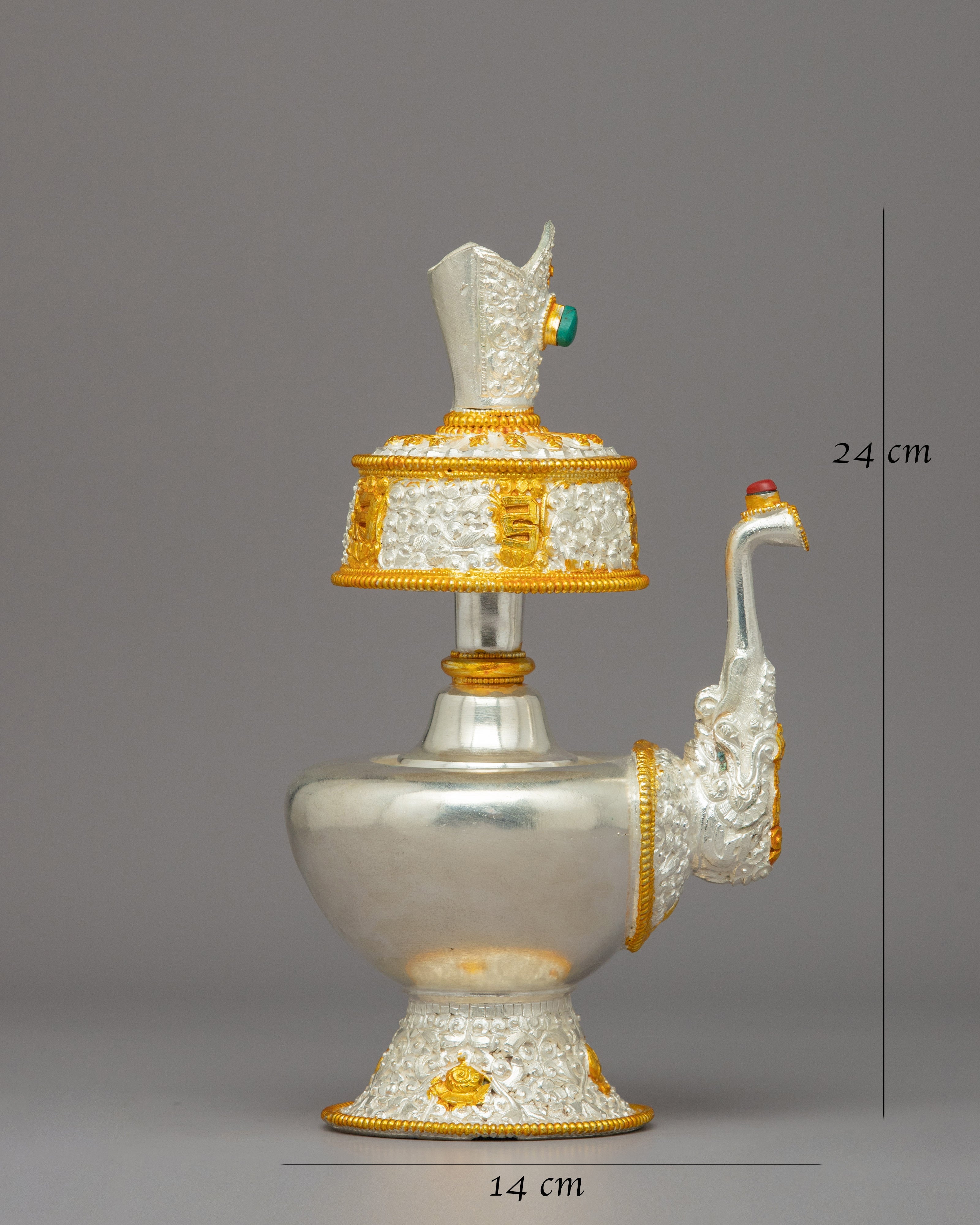 Handmade Tibetan Bhumba | Buddhist Ritual Vase Bhumpa