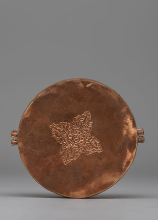 Handcrafted Precious Copper Ghau Box | Sacred Tibetan Jewelry Decor
