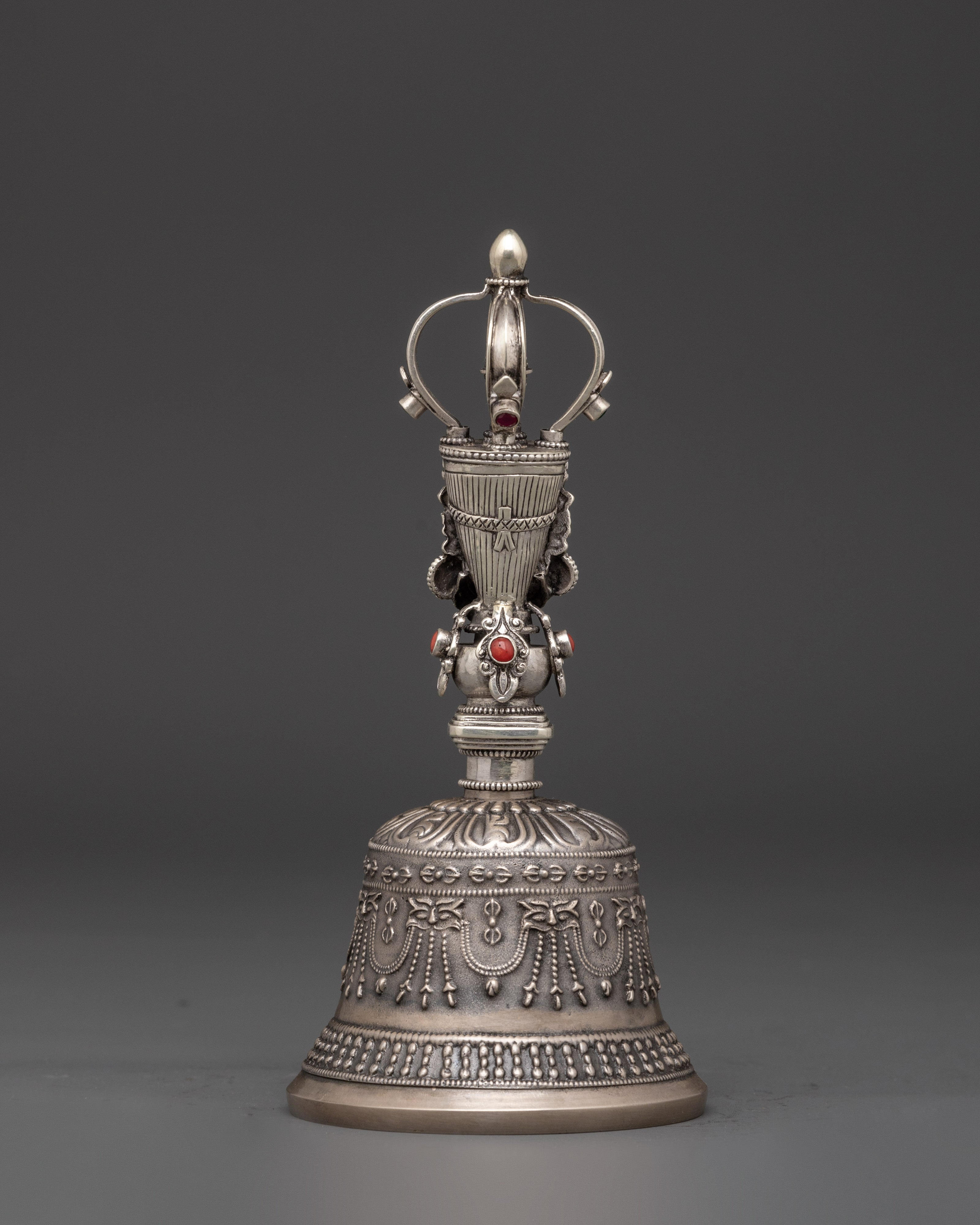 Silver Vajra Bell for Altar | Altar and Meditation