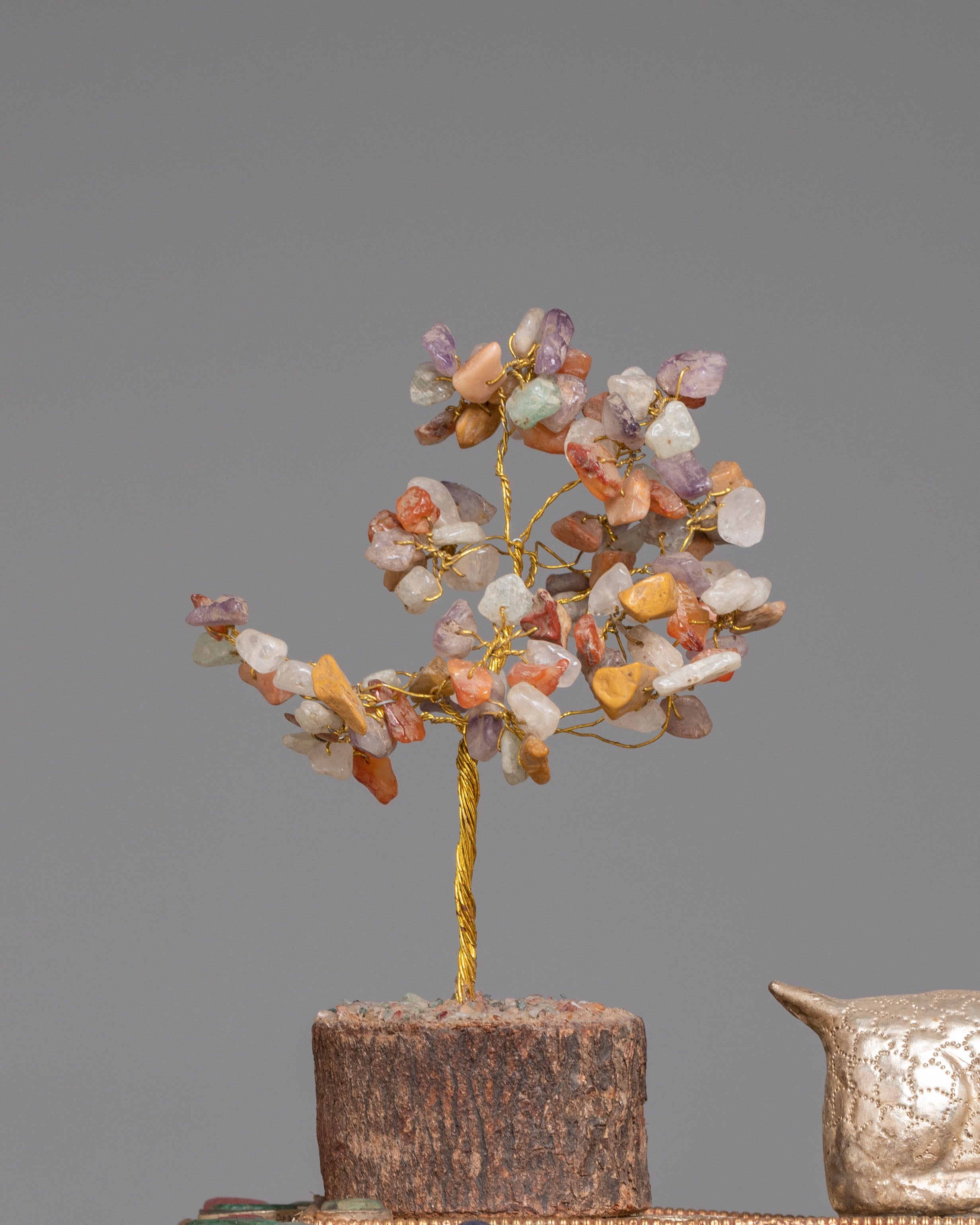 Handcrafted Altar Box | Copper Body, Gemstones, Silver Plating