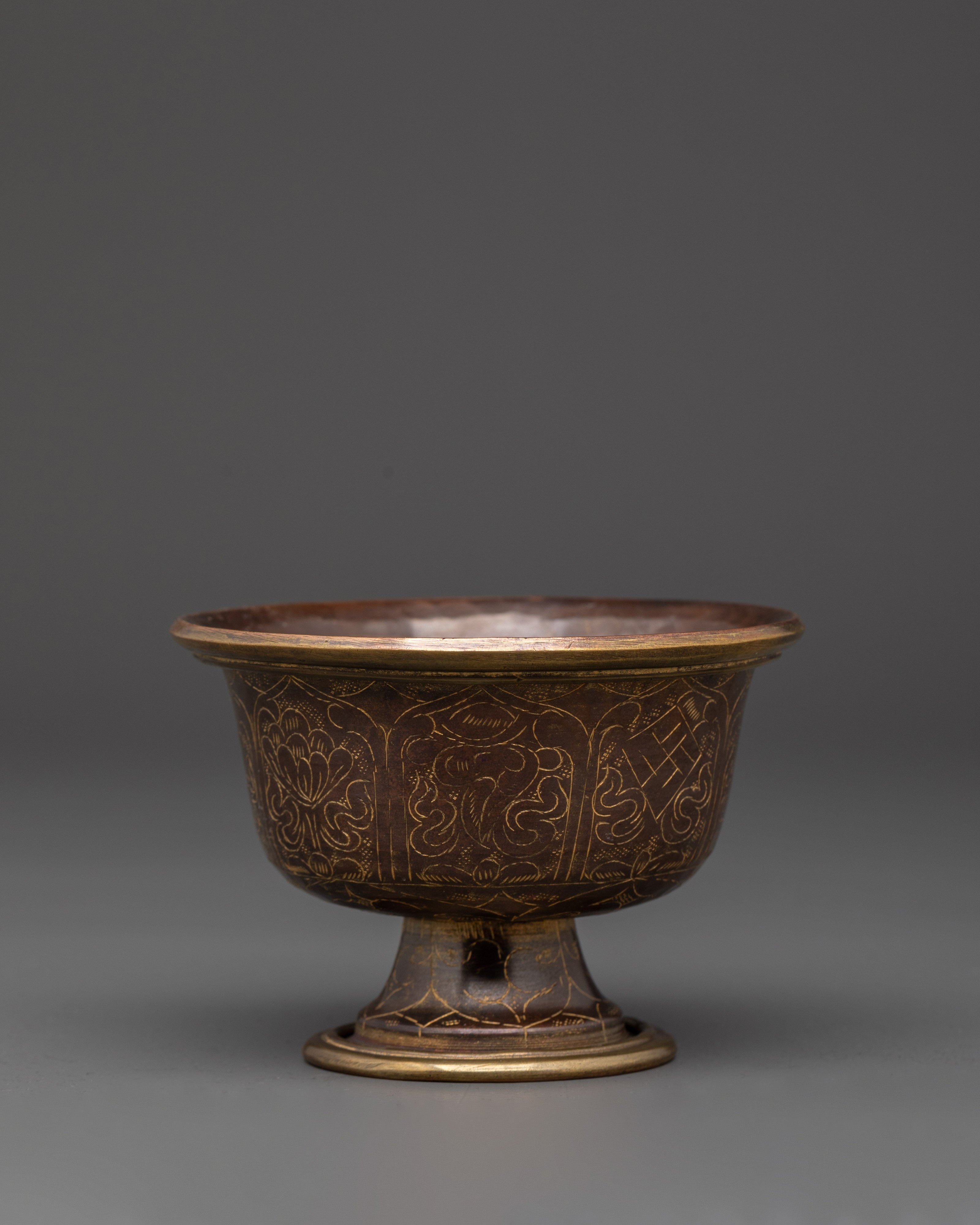Seven Copper Bowls | Water Offering Bowls