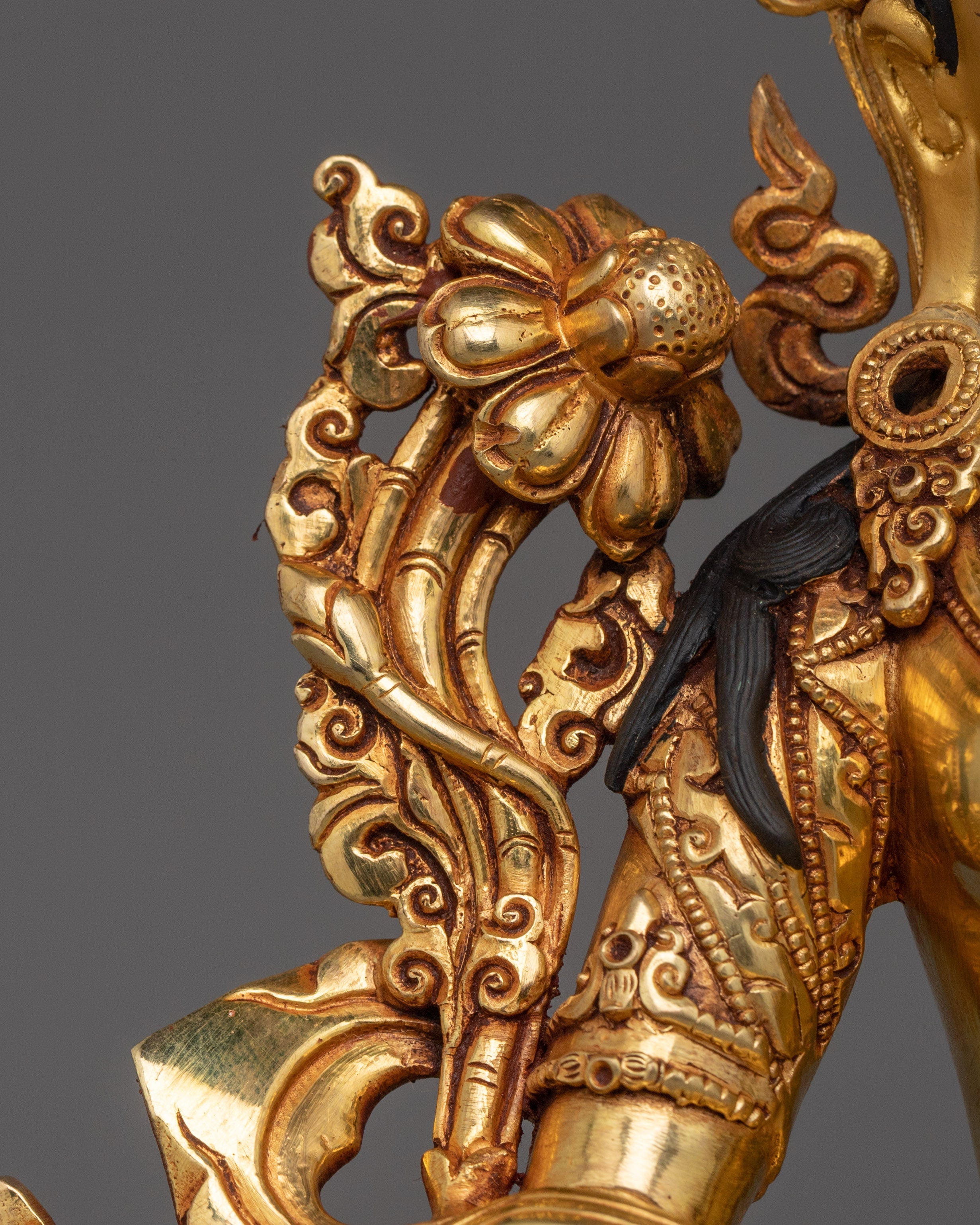 Golden Statue of White Tara | Sita Tara - Compassionate and Healing Deity