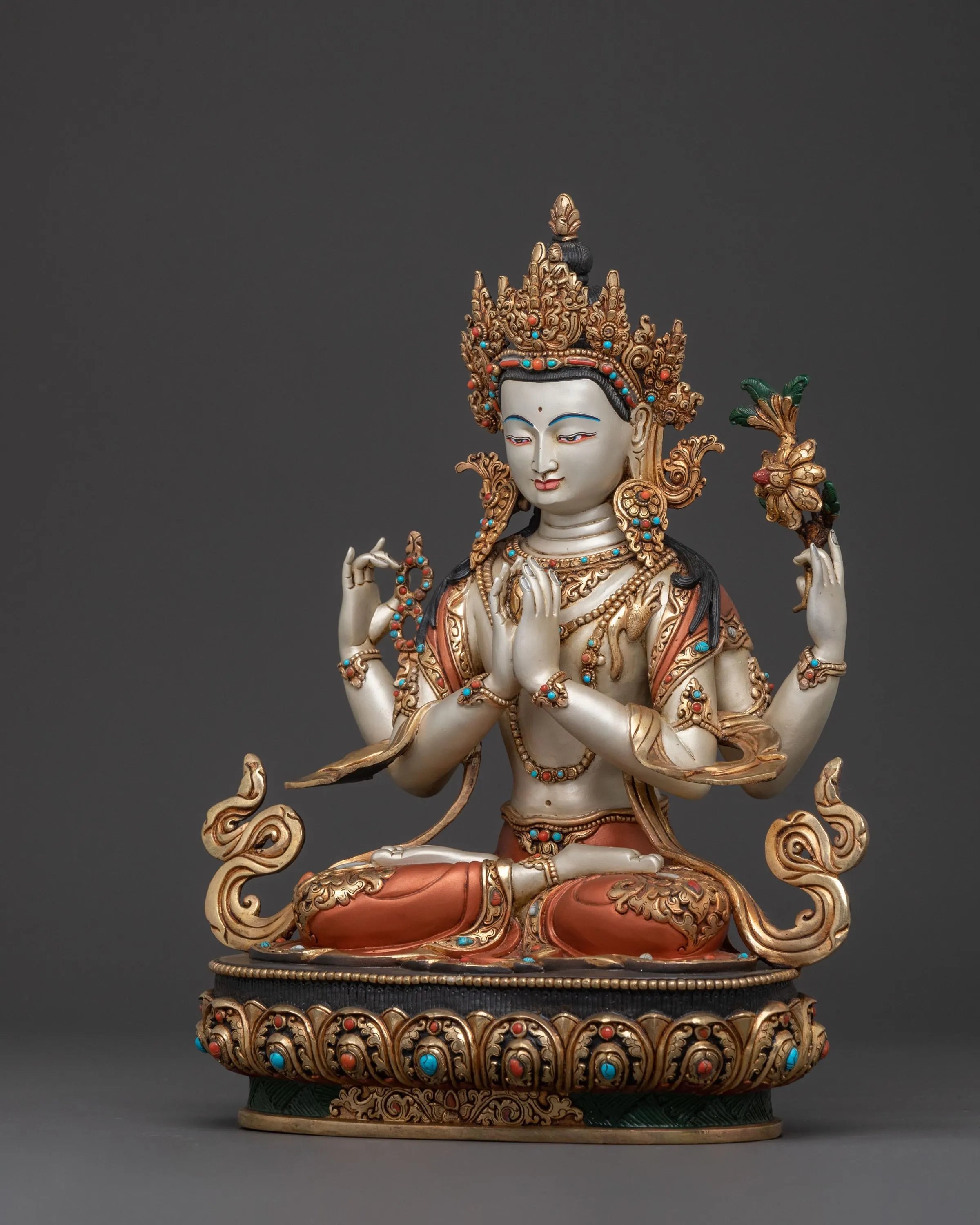 Chenrezig Avalokiteshvara Statue | Infinite Mercy, Compassion, and Spiritual Protection