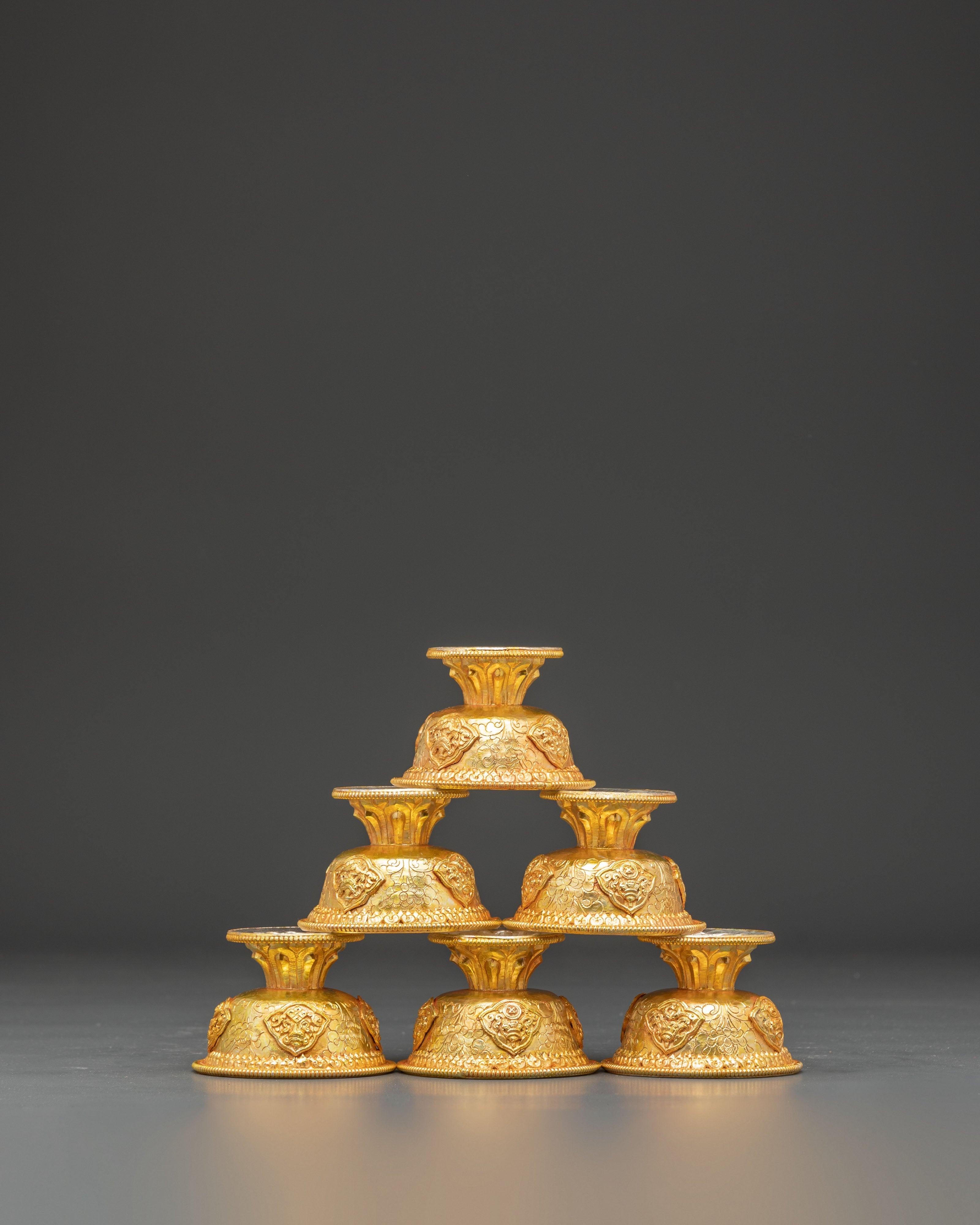 Ritual Offering Bowl Set | Tibetan Buddhist Altar