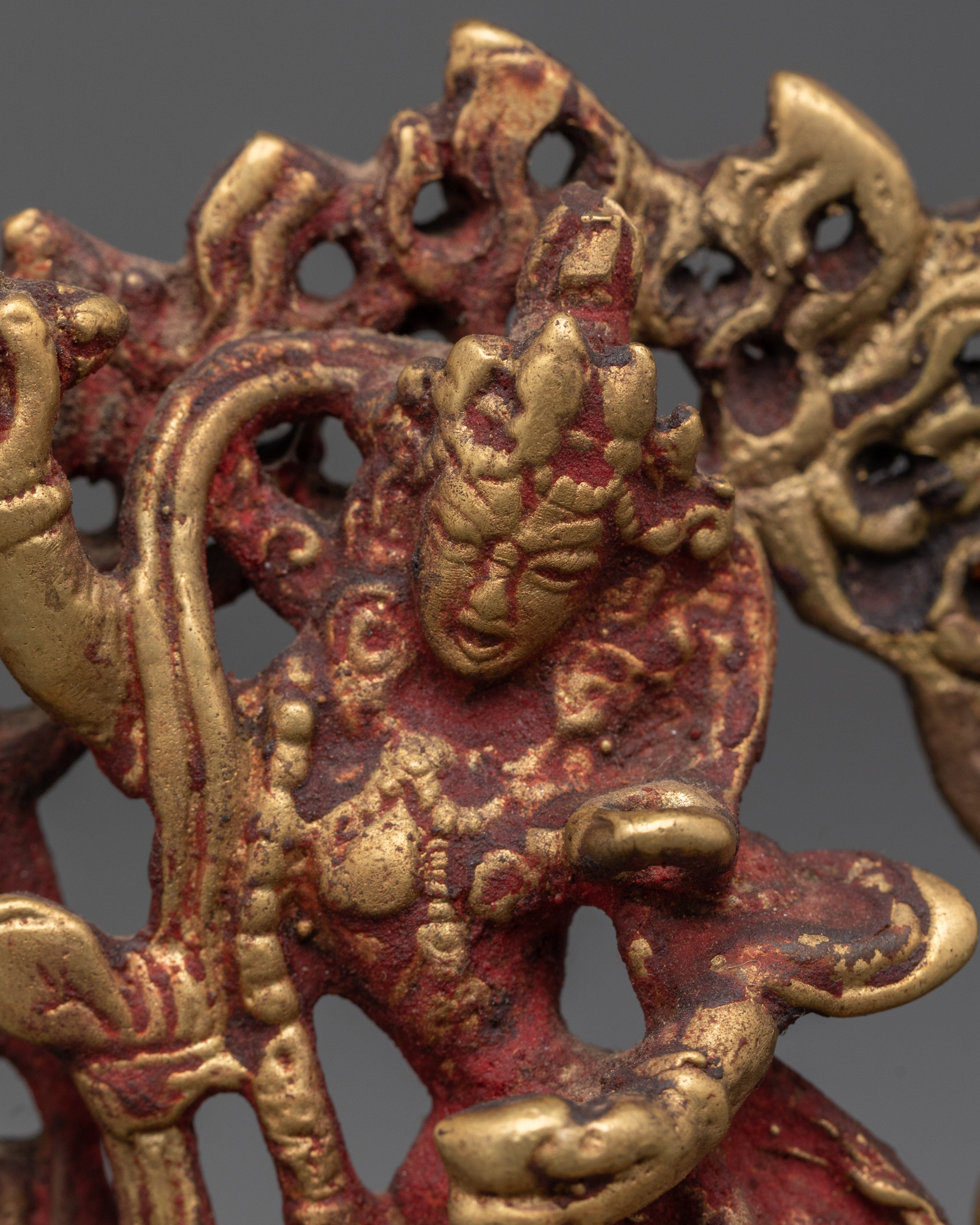 Vajrayogini Handcrafted Statue | Statue With Gold Plating for Altar